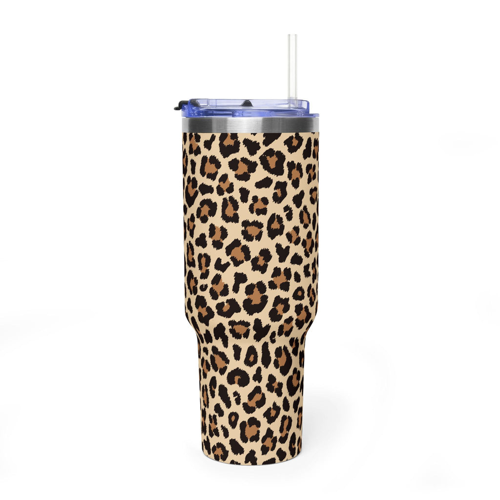 Leopard Hour | Neutral Leopard Print Tumbler
