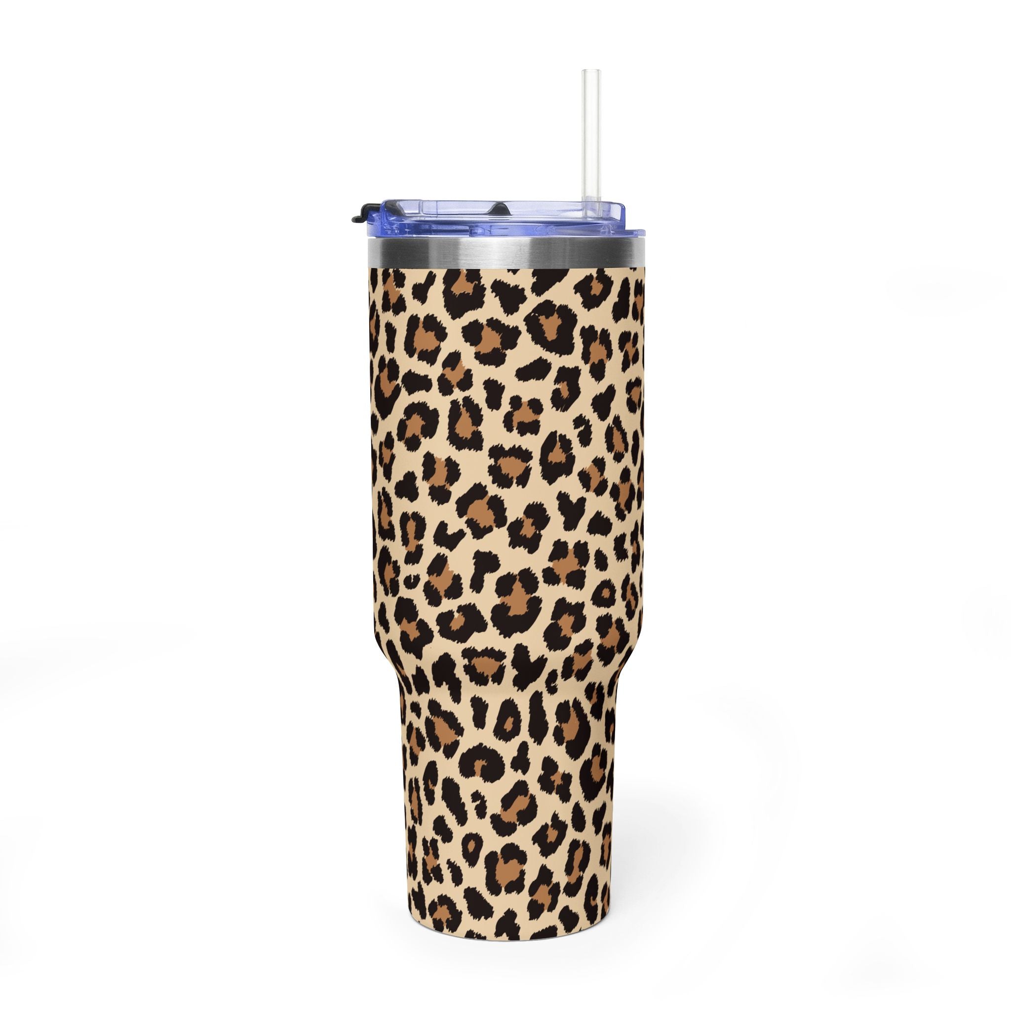 Leopard Hour | Neutral Leopard Print Tumbler