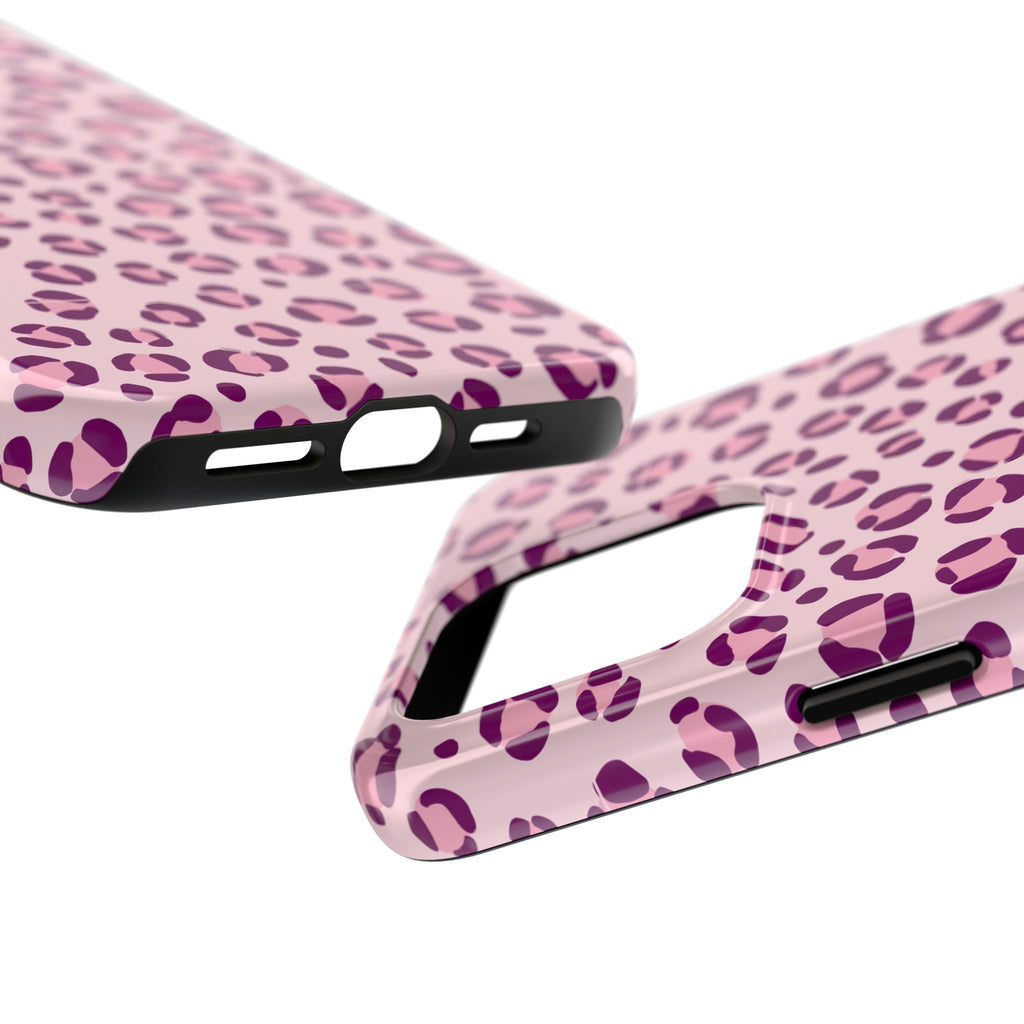 Rosé Wild | Pink Leopard Print Tough Phone Case