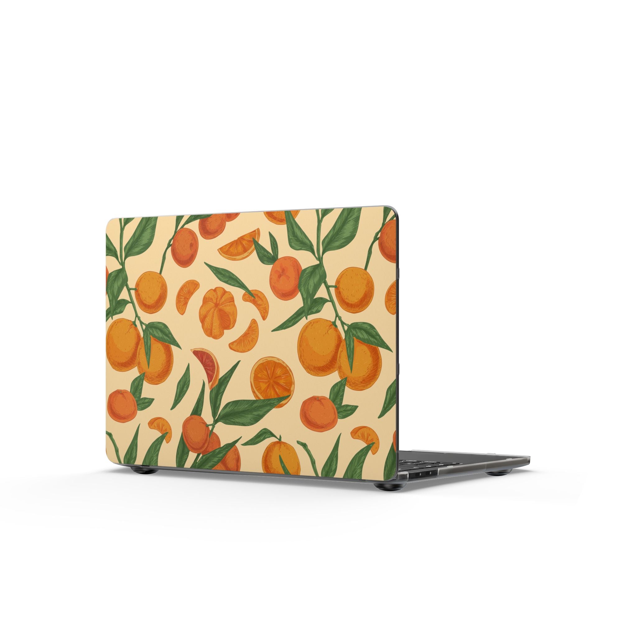 Citrus Daydream | Orange Botanical Print Laptop Sleeve