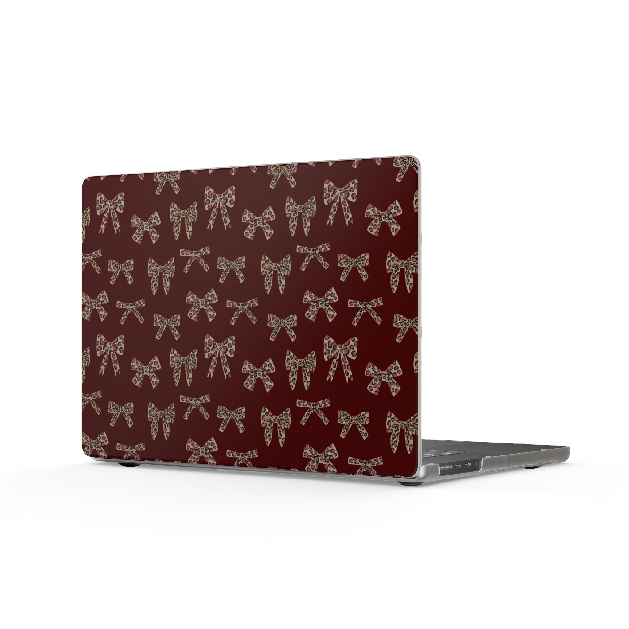 Ribbon Riot | Leopard Bow Print Laptop Sleeve