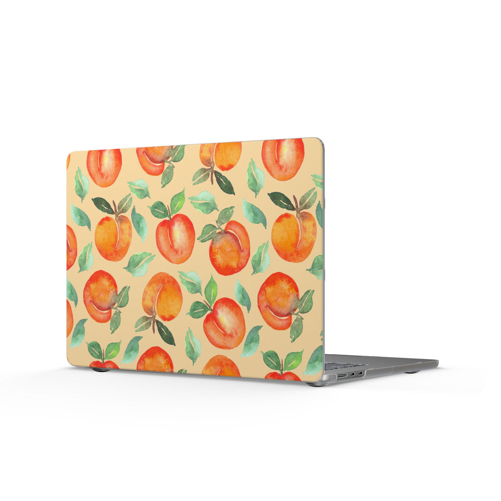 Peach Study | Watercolor Peach Pattern Laptop Sleeve