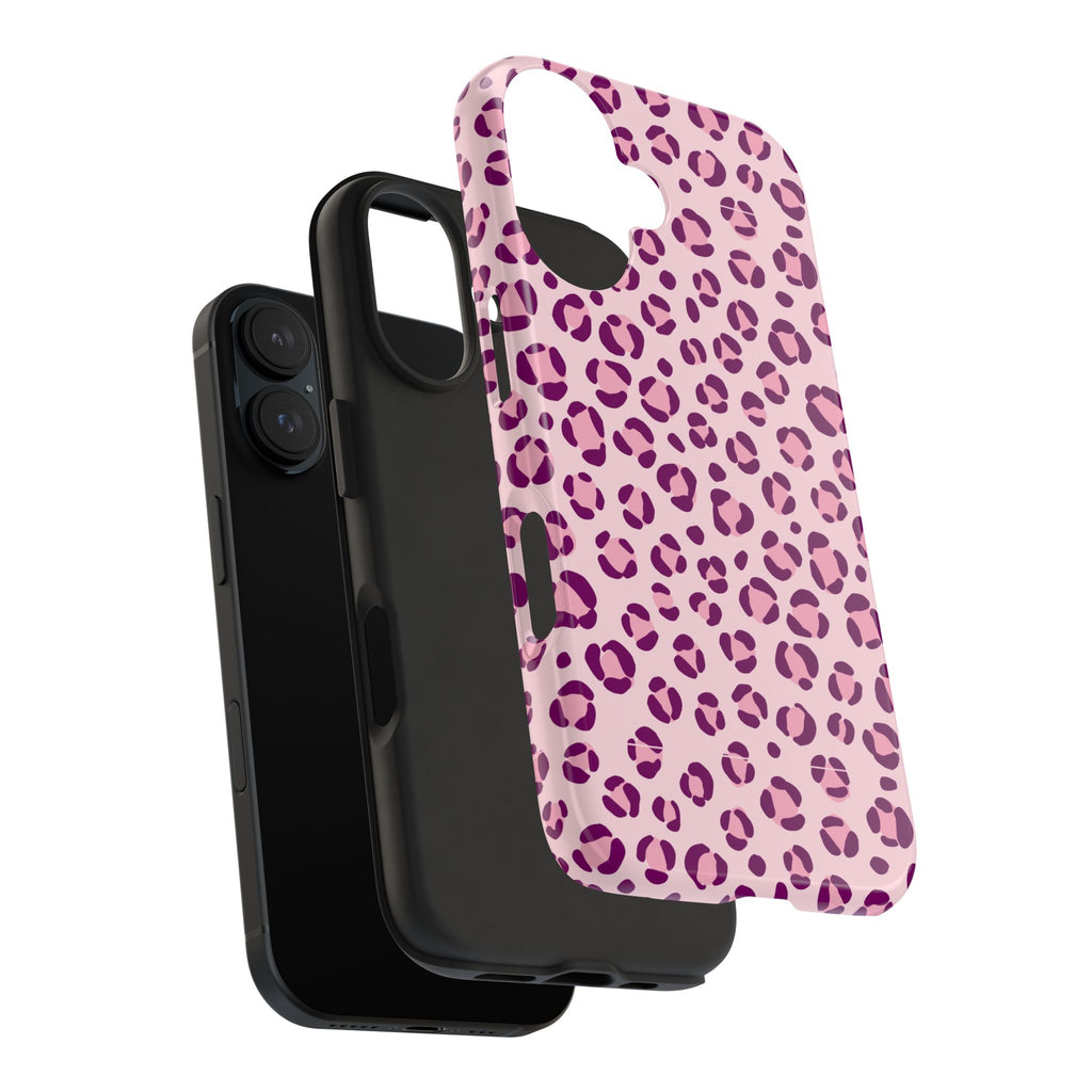Rosé Wild | Pink Leopard Print Tough Phone Case
