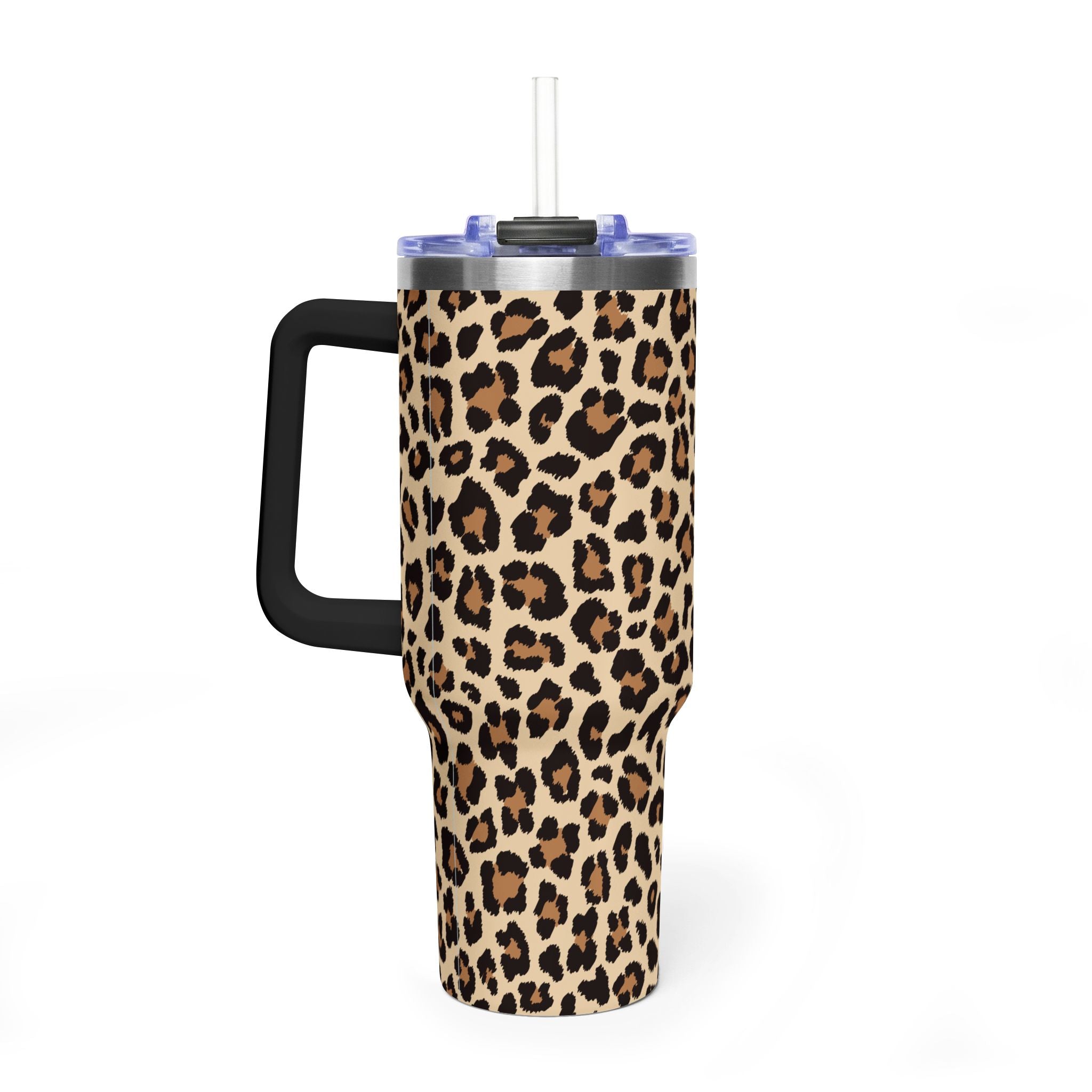 Leopard Hour | Neutral Leopard Print Tumbler