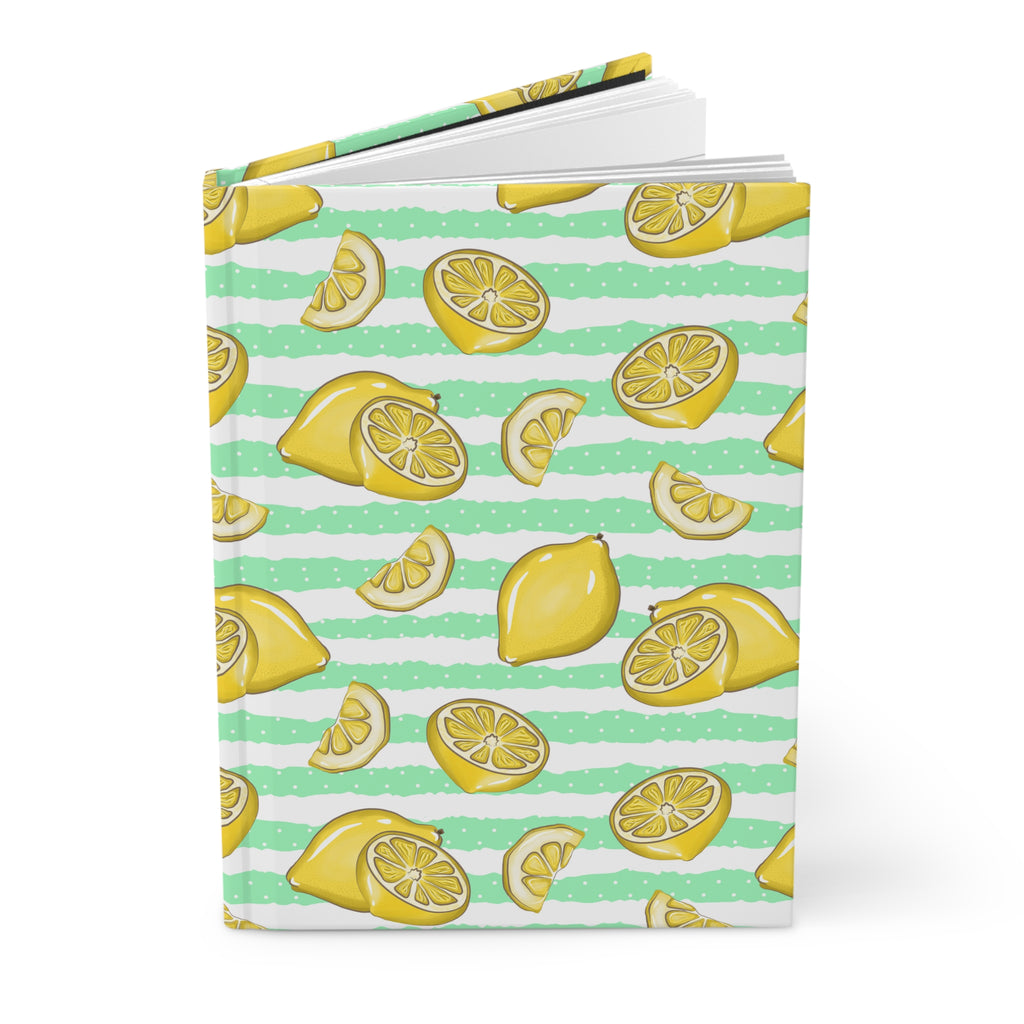 Lemon Spritz | Citrus Stripe Print Journal
