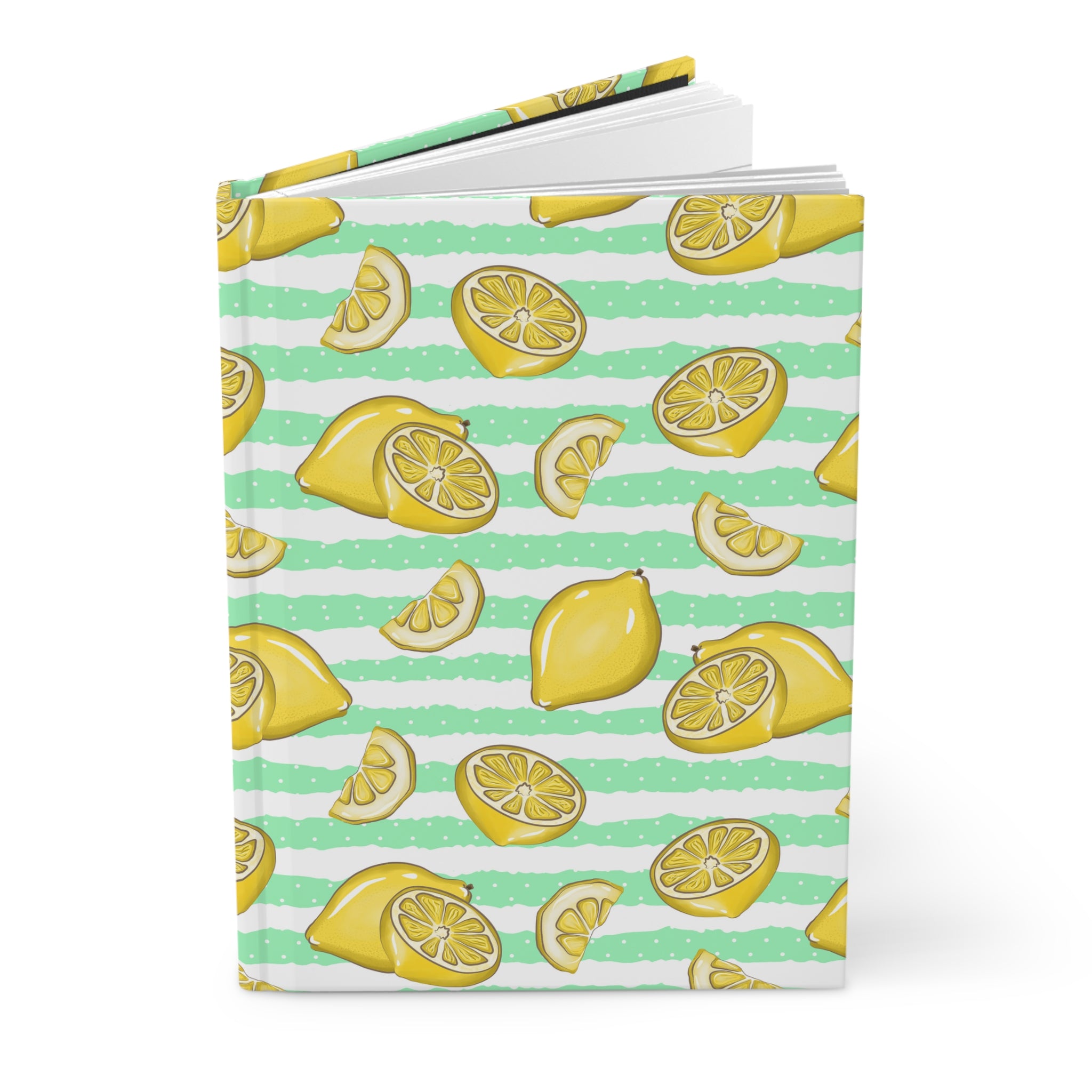 Lemon Spritz | Citrus Stripe Print Journal