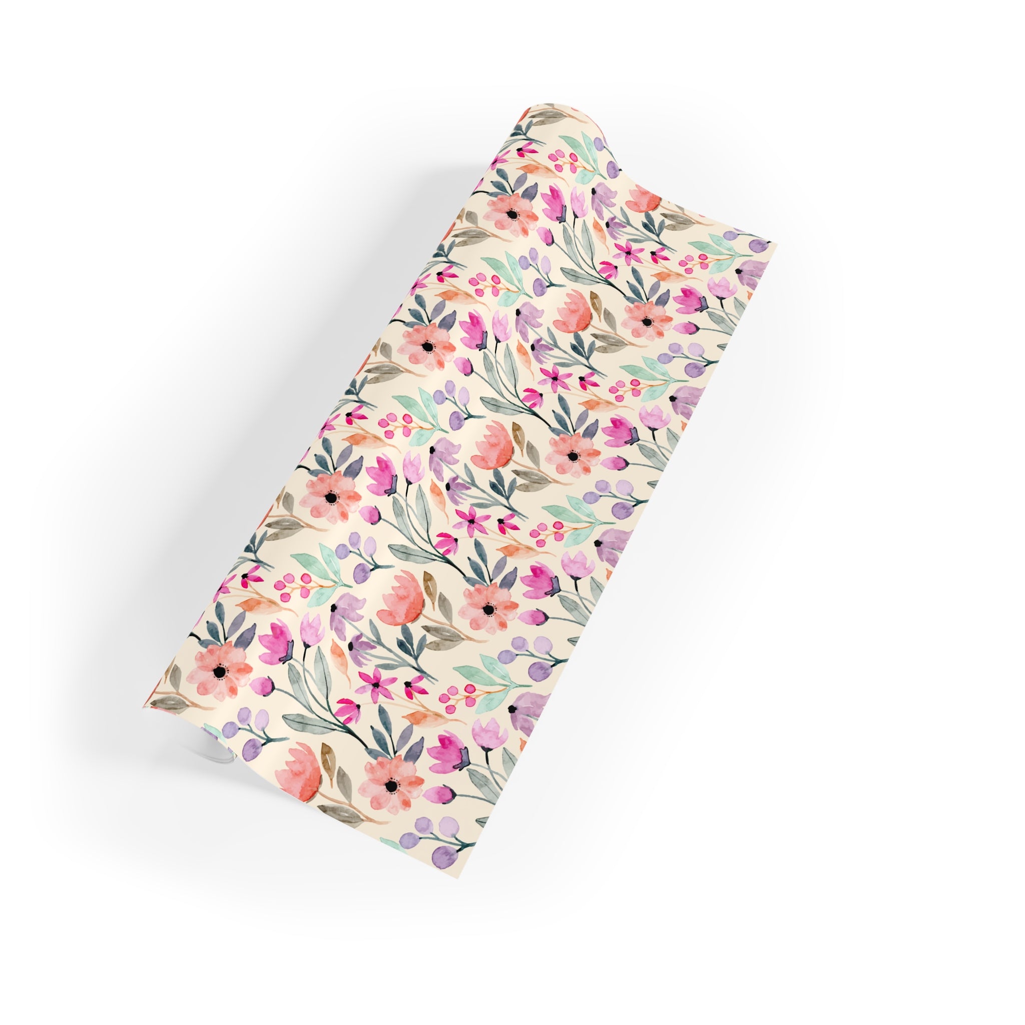 Mother’s Touch | Soft Spring Floral Wrapping Paper