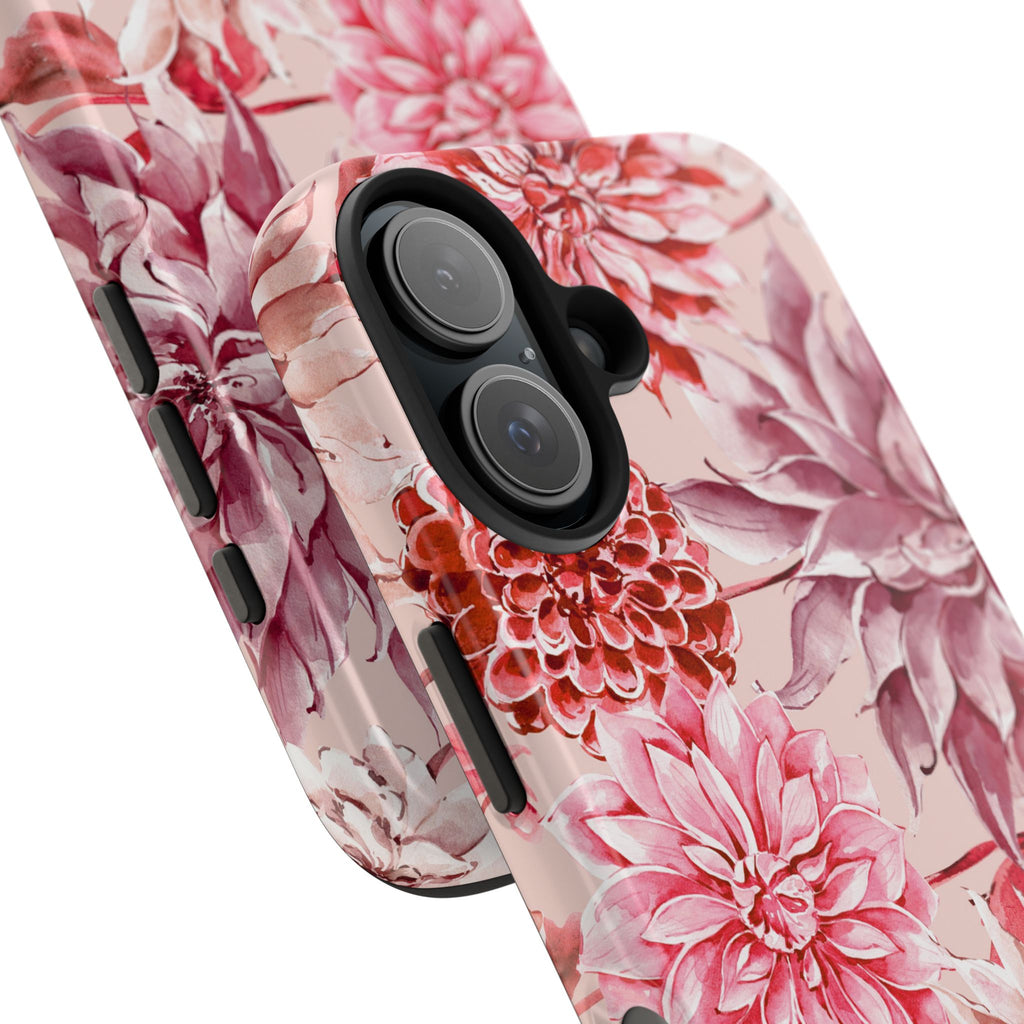 Petal Devotion | Blush Dahlia Floral Phone Case