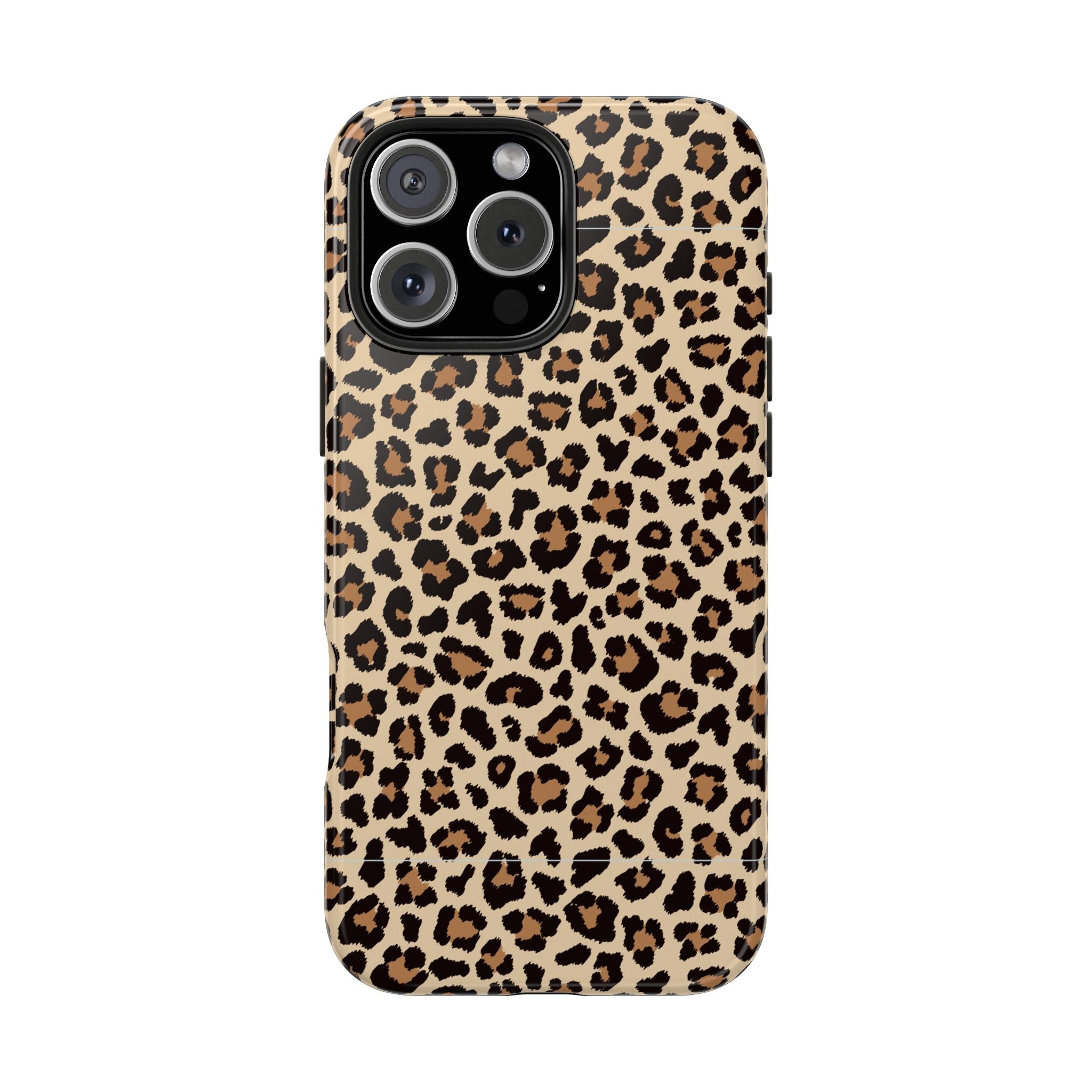 Leopard Hour | Neutral Leopard Print Tough Phone Case