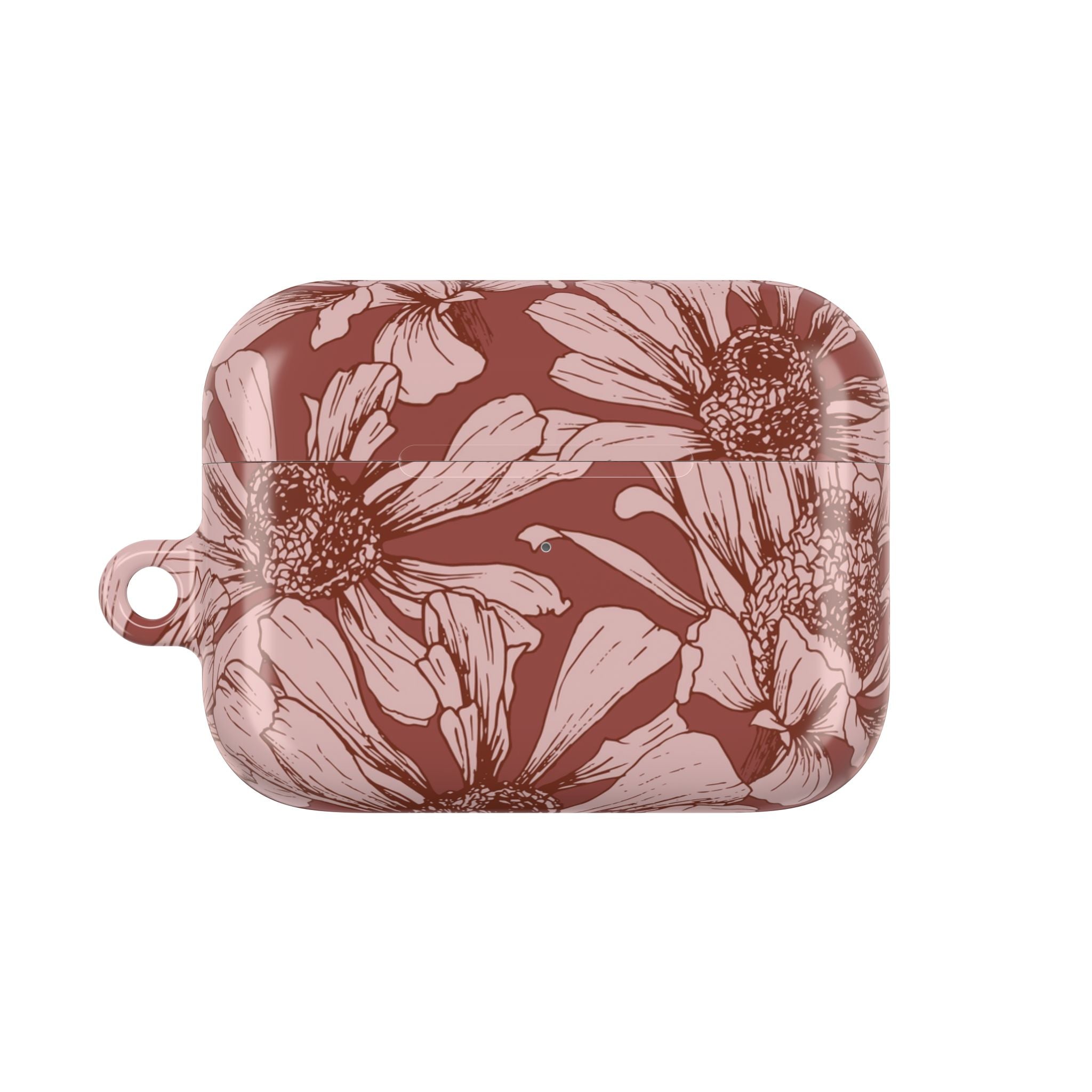 Pressed Bloom | Mocha Floral Sketch AirPods Case