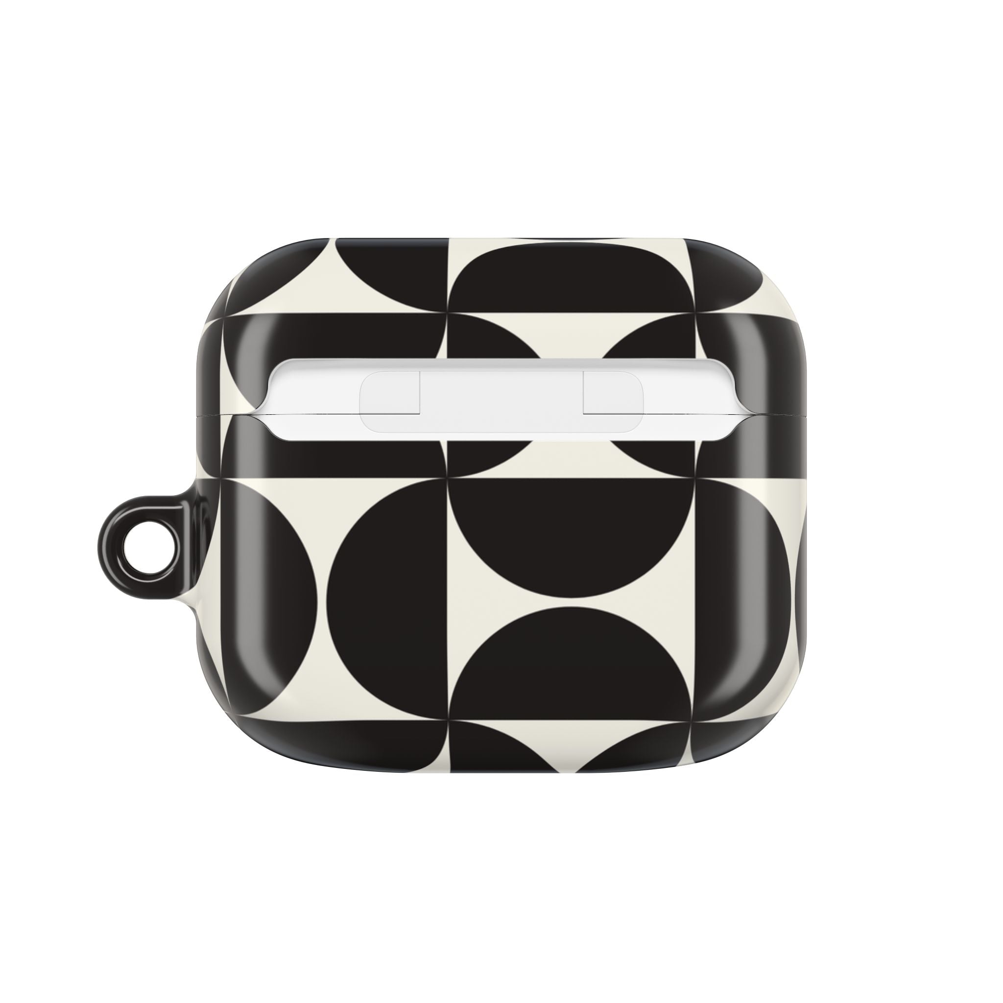 Noir Mod | Black Geometric Retro AirPods Case