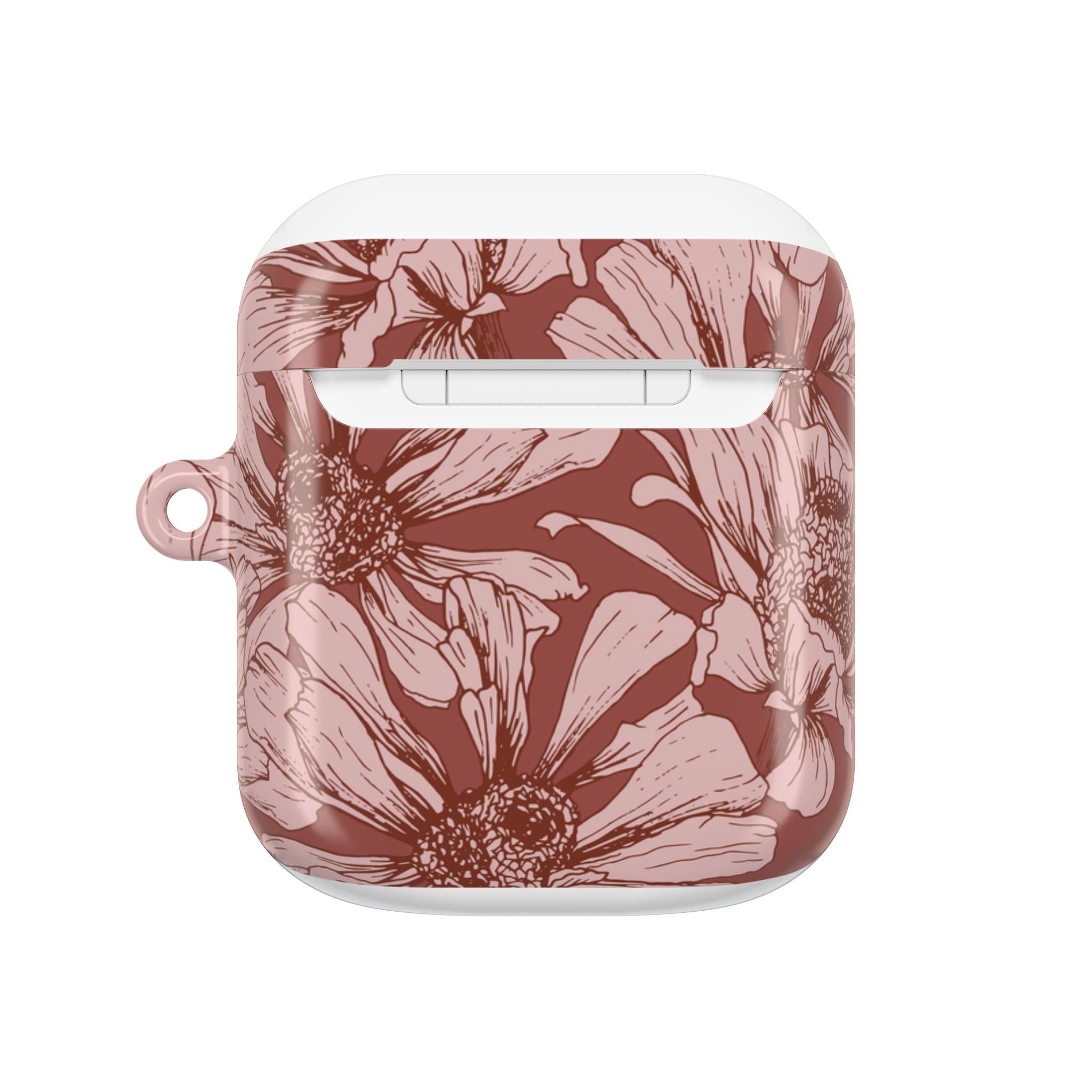 Pressed Bloom | Mocha Floral Sketch AirPods Case