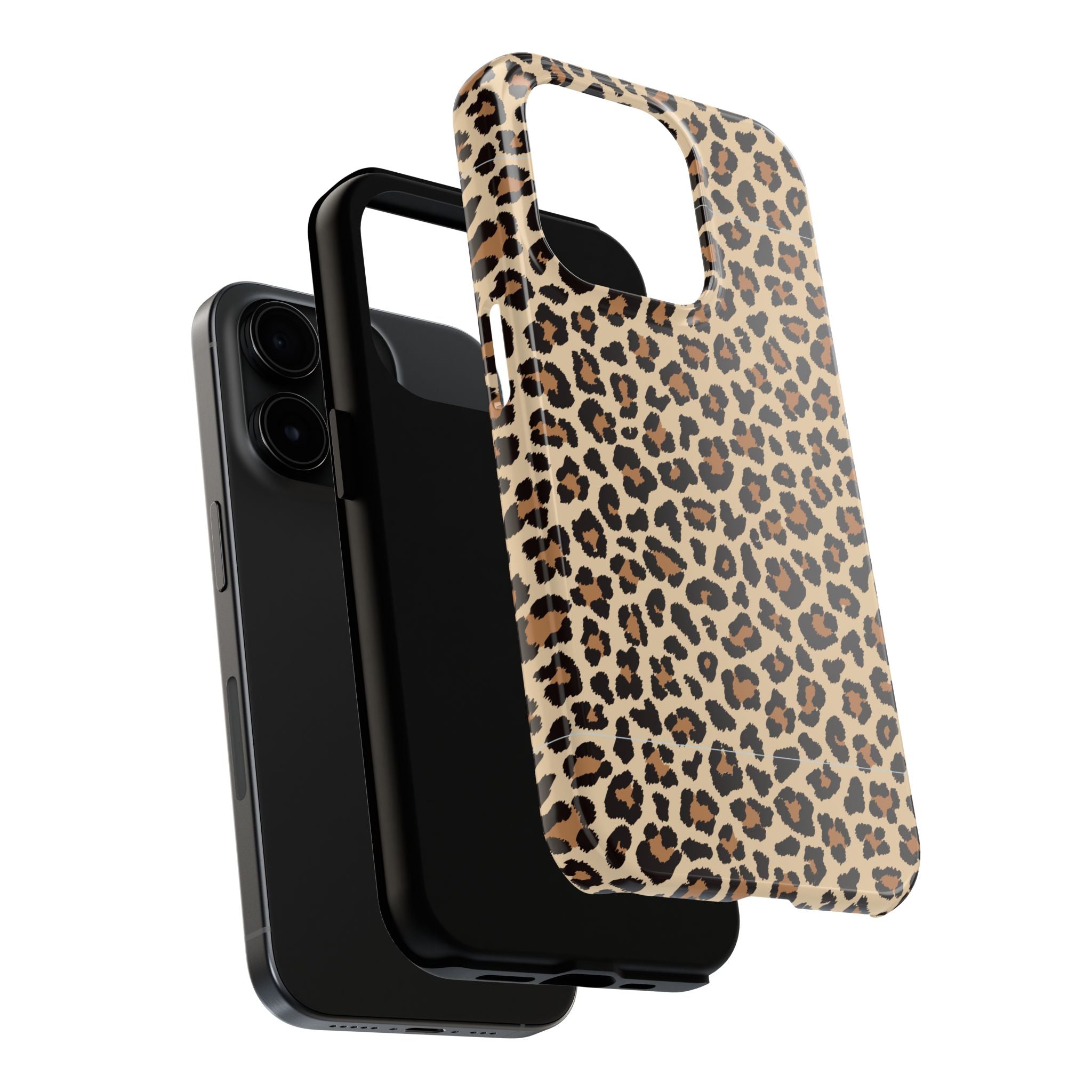 Leopard Hour | Neutral Leopard Print Tough Phone Case