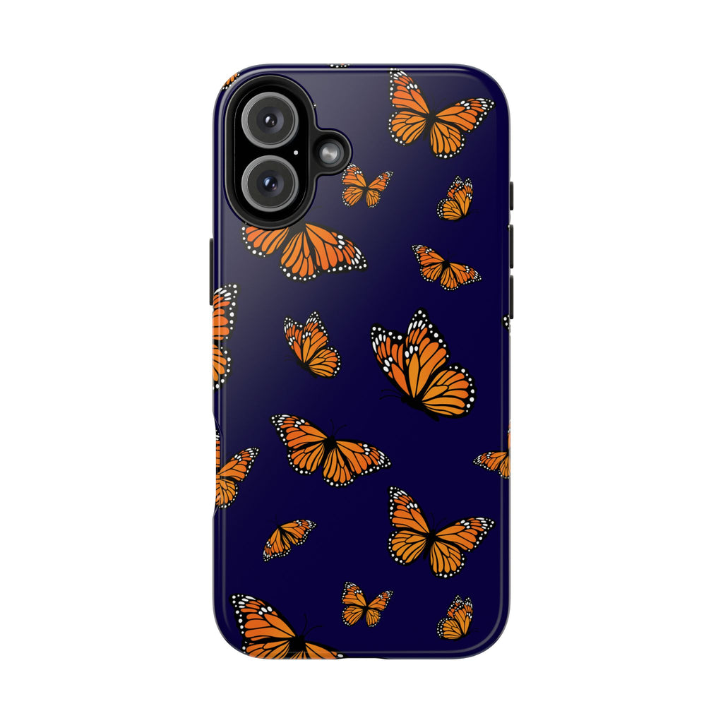 Maroon & Blush Striped Tough Phone Case — Durable Protective iPhone Cover