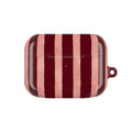 Blush Column | Burgundy & Soft Pink Stripe AirPods Case