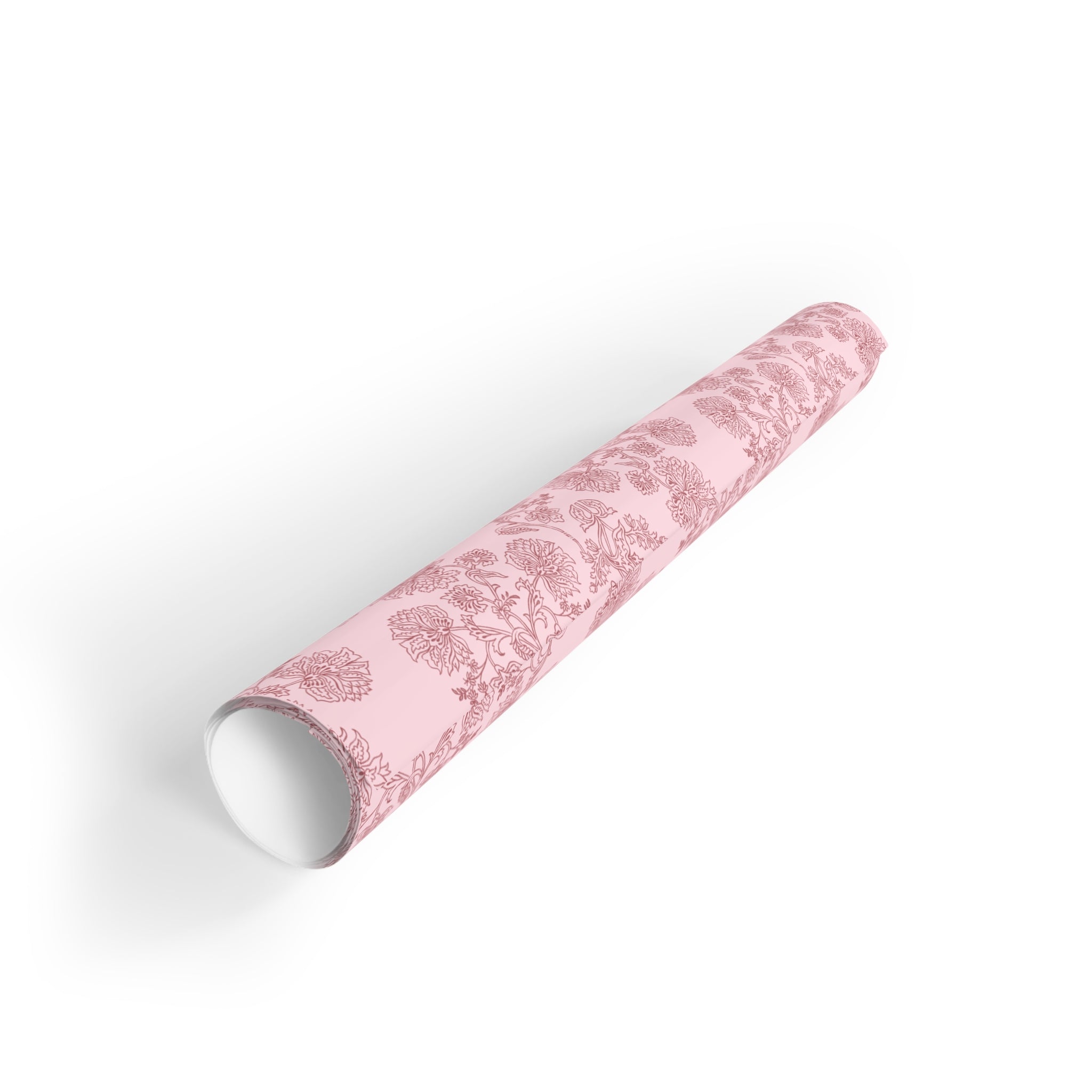 Pink Radiance | Blush Floral Print Wrapping Paper