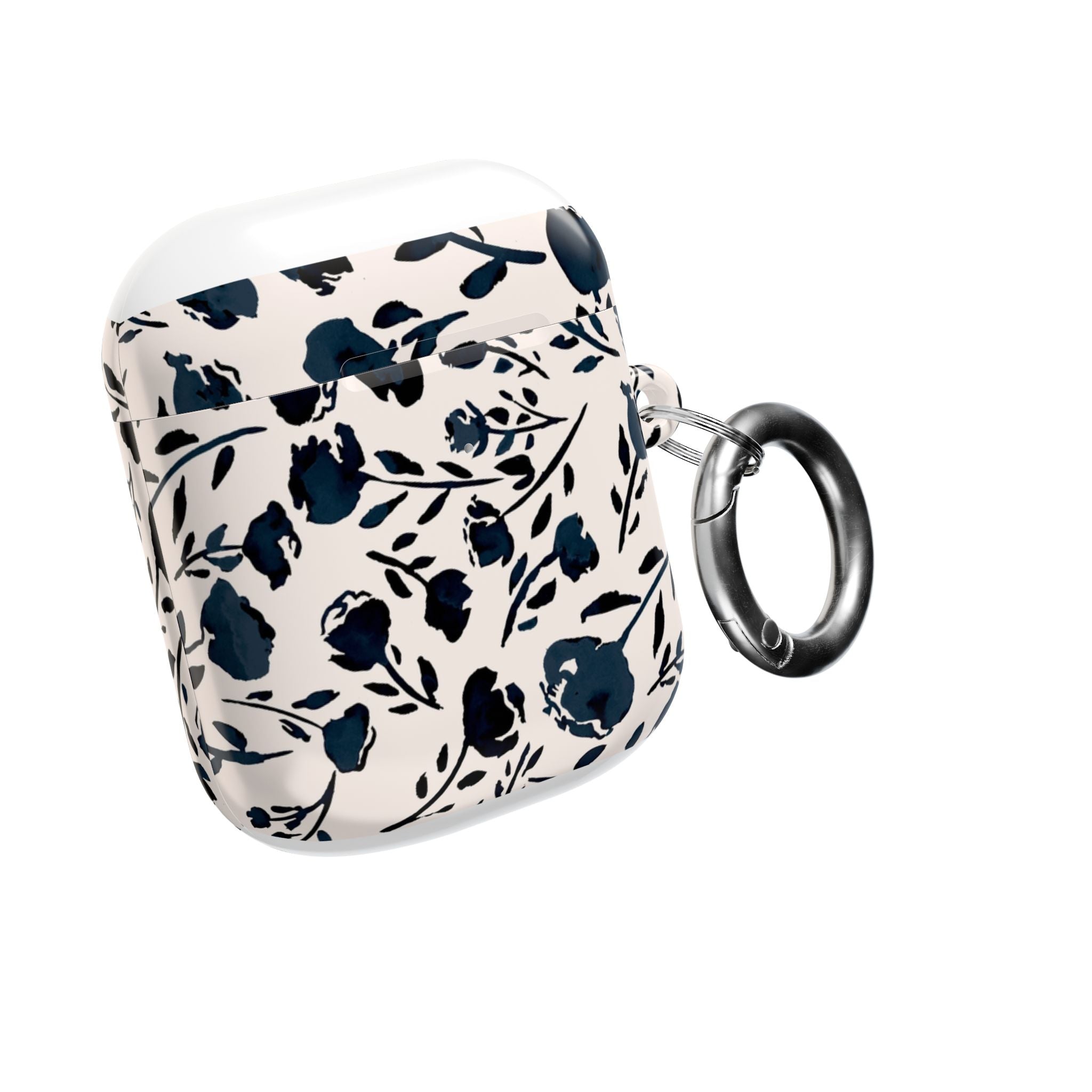 Midnight Meadow | Navy Floral Print AirPods Case