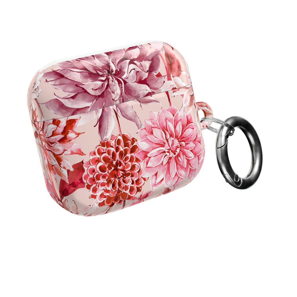 Petal Devotion | Blush Dahlia Floral AirPods Case