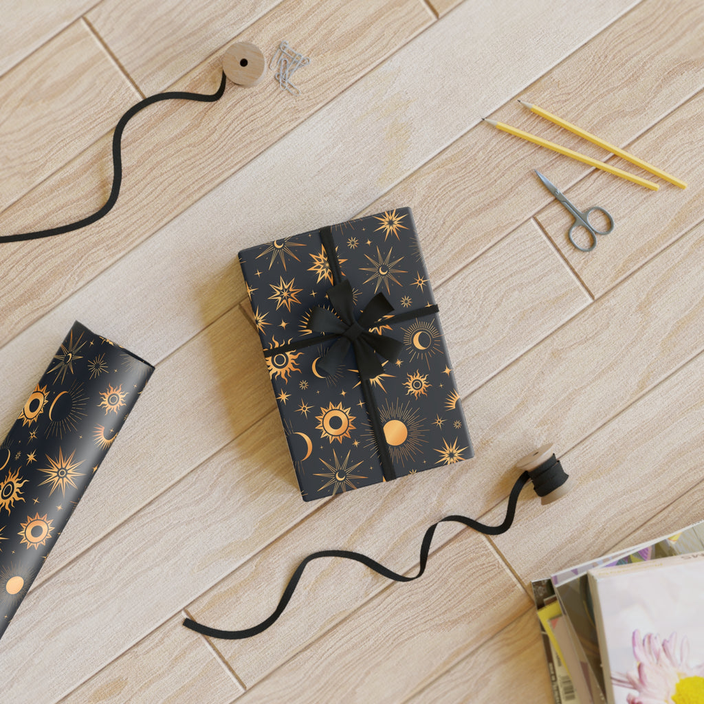 Golden Eclipse | Wrapping Paper