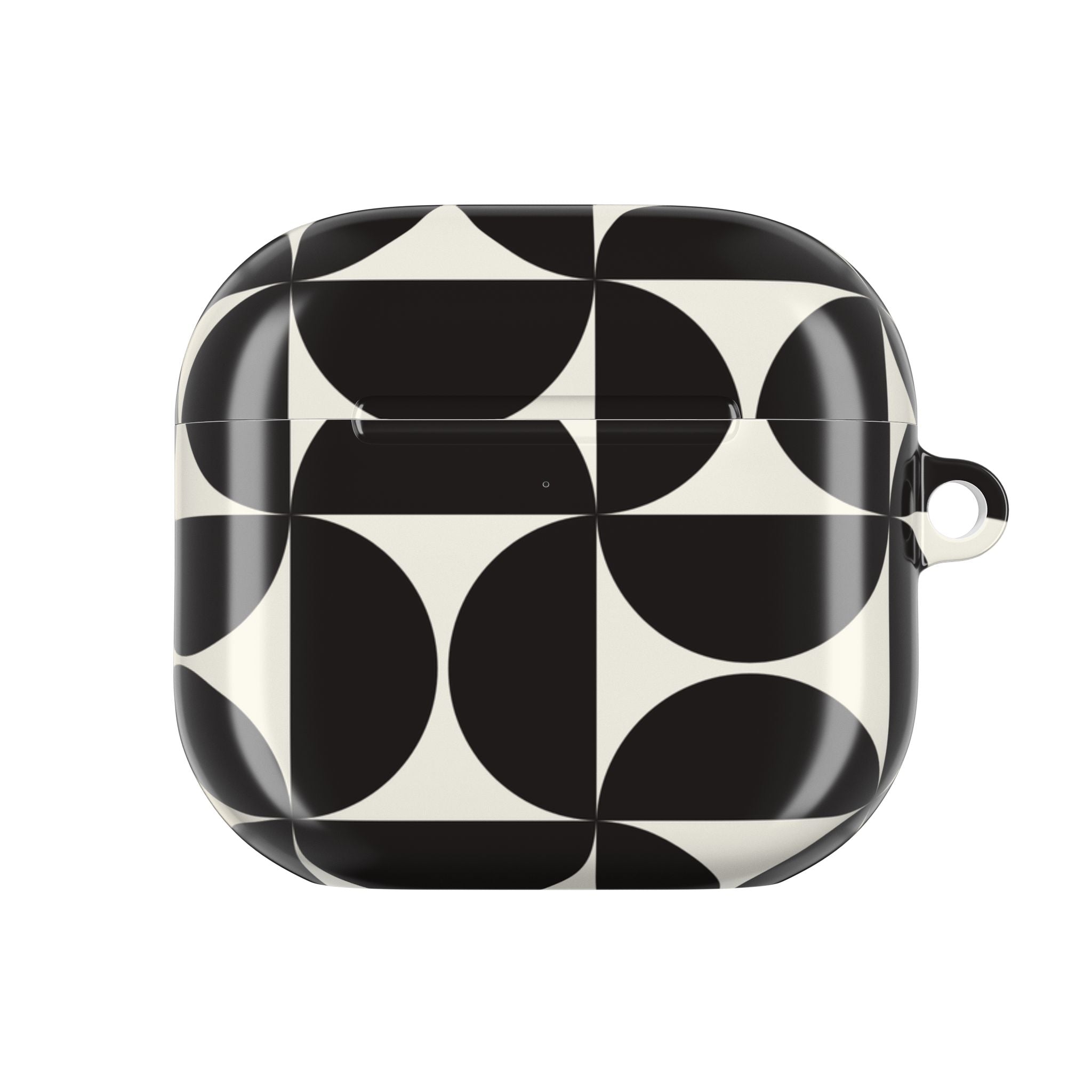 Noir Mod | Black Geometric Retro AirPods Case