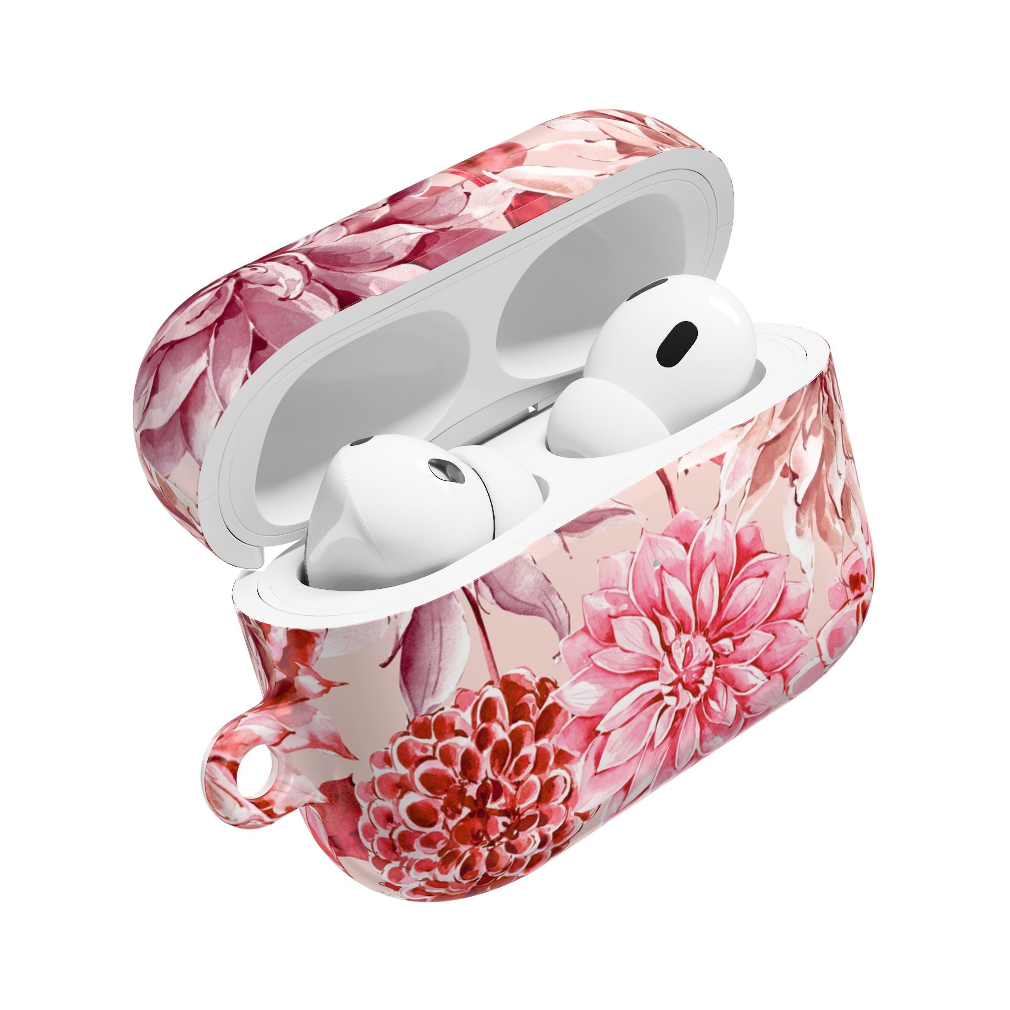 Petal Devotion | Blush Dahlia Floral AirPods Case
