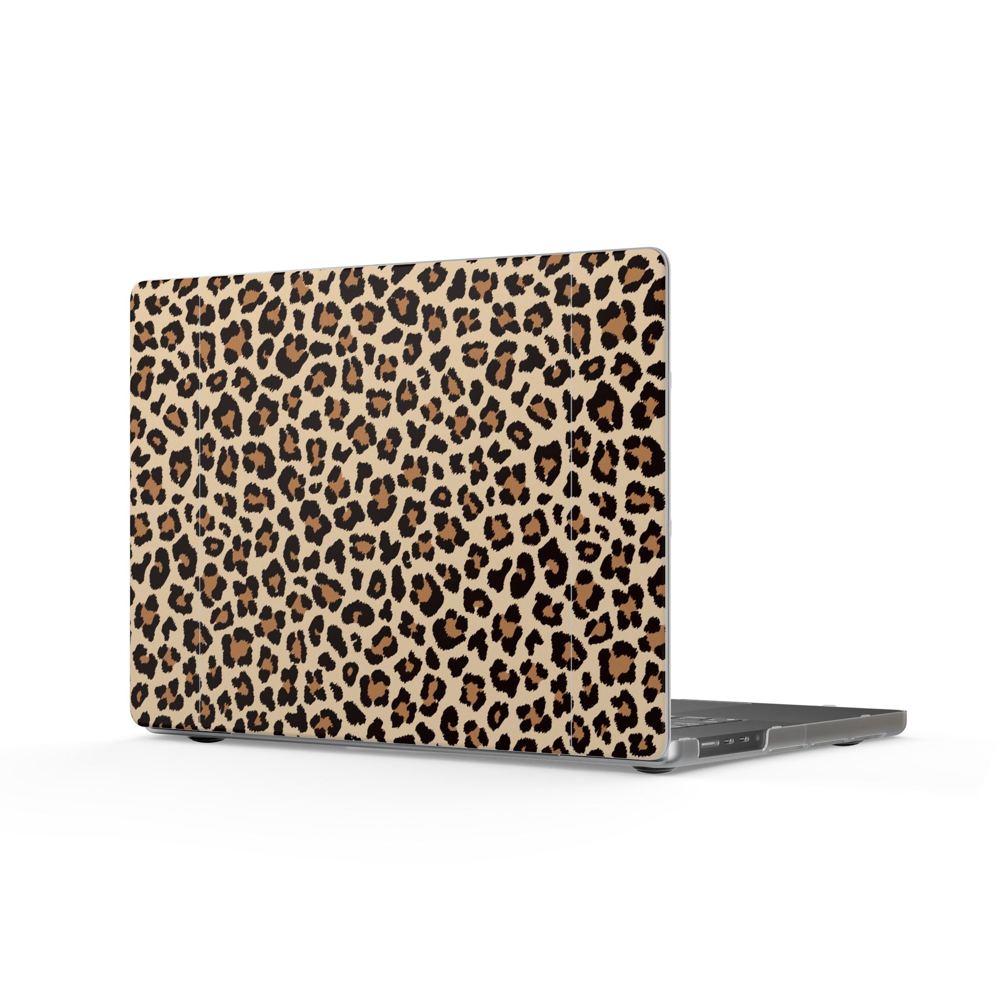 Leopard Hour | Neutral Leopard Print Laptop Sleeve