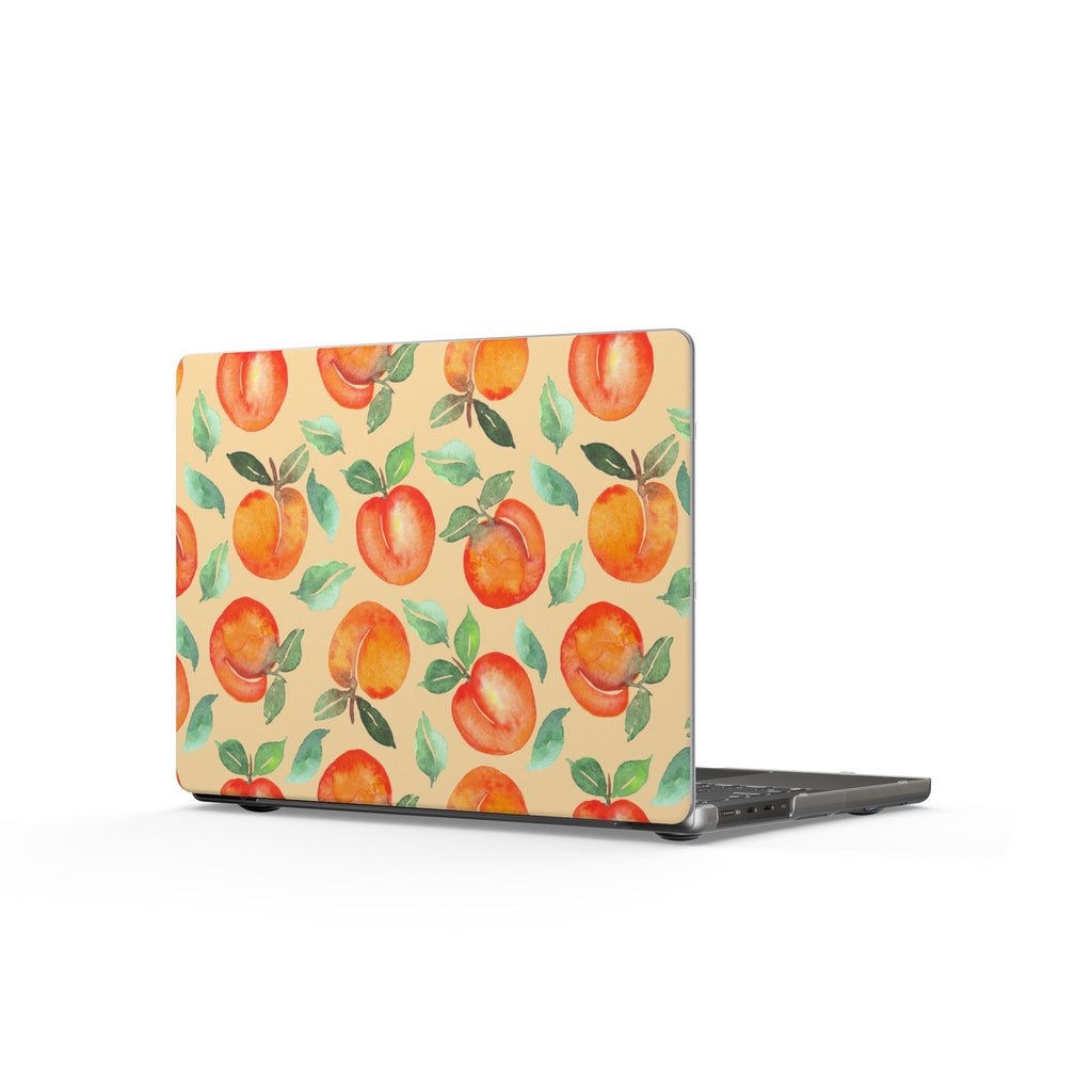 Peach Study | Watercolor Peach Pattern Laptop Sleeve