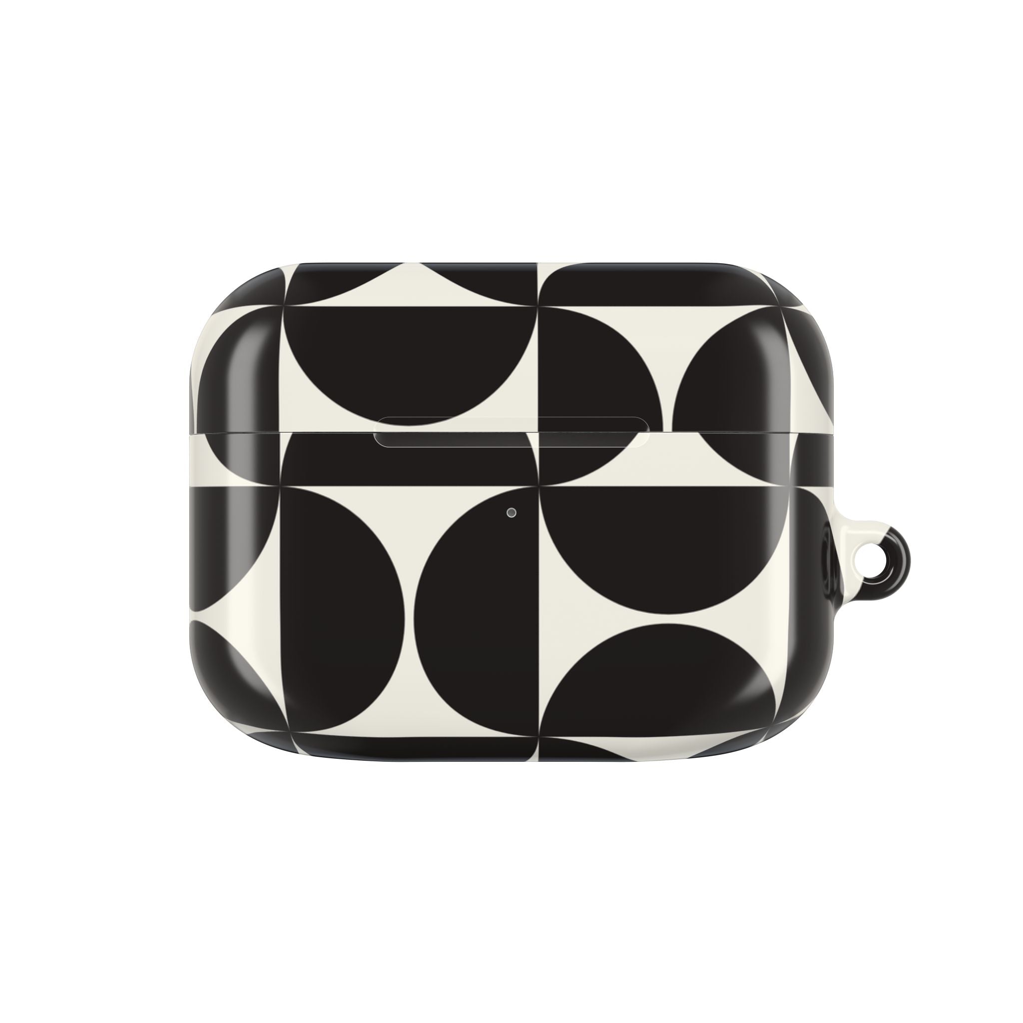 Noir Mod | Black Geometric Retro AirPods Case