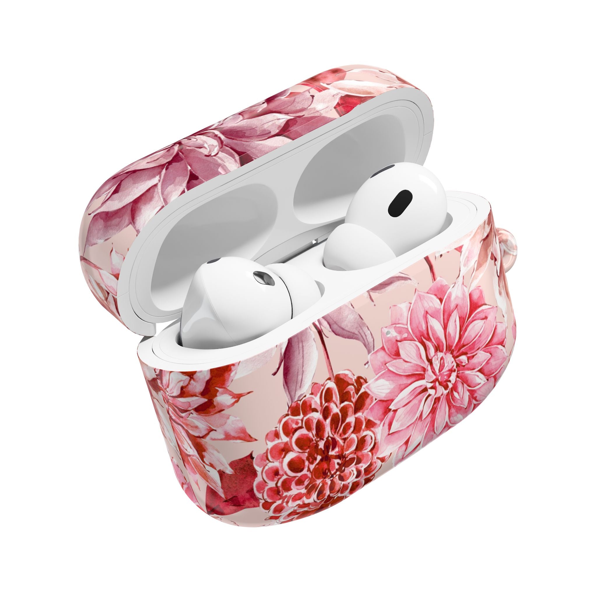 Petal Devotion | Blush Dahlia Floral AirPods Case