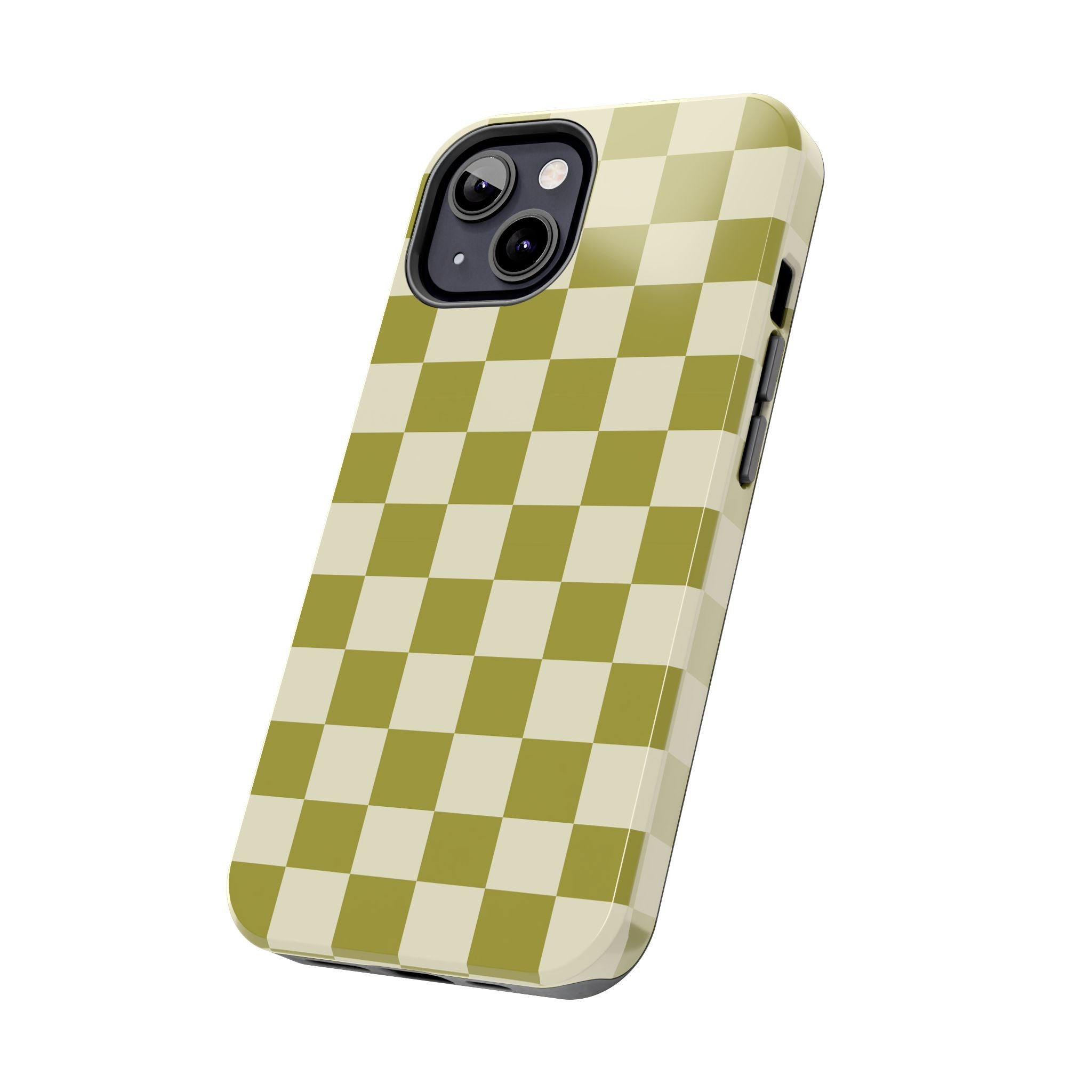 Maroon & Blush Striped Tough Phone Case — Durable Protective iPhone Cover