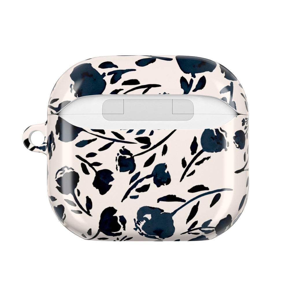 Midnight Meadow | Navy Floral Print AirPods Case