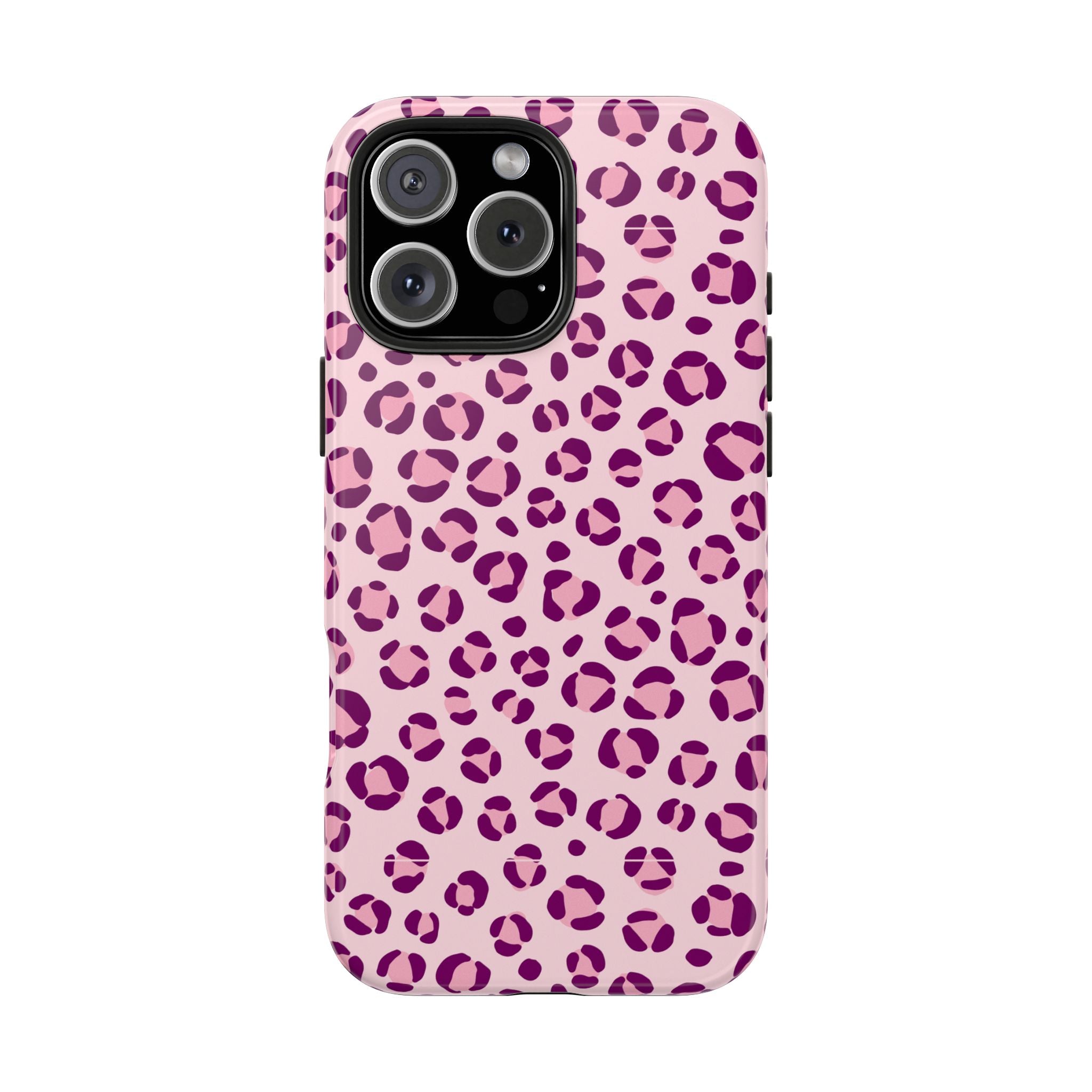 Rosé Wild | Pink Leopard Print Tough Phone Case