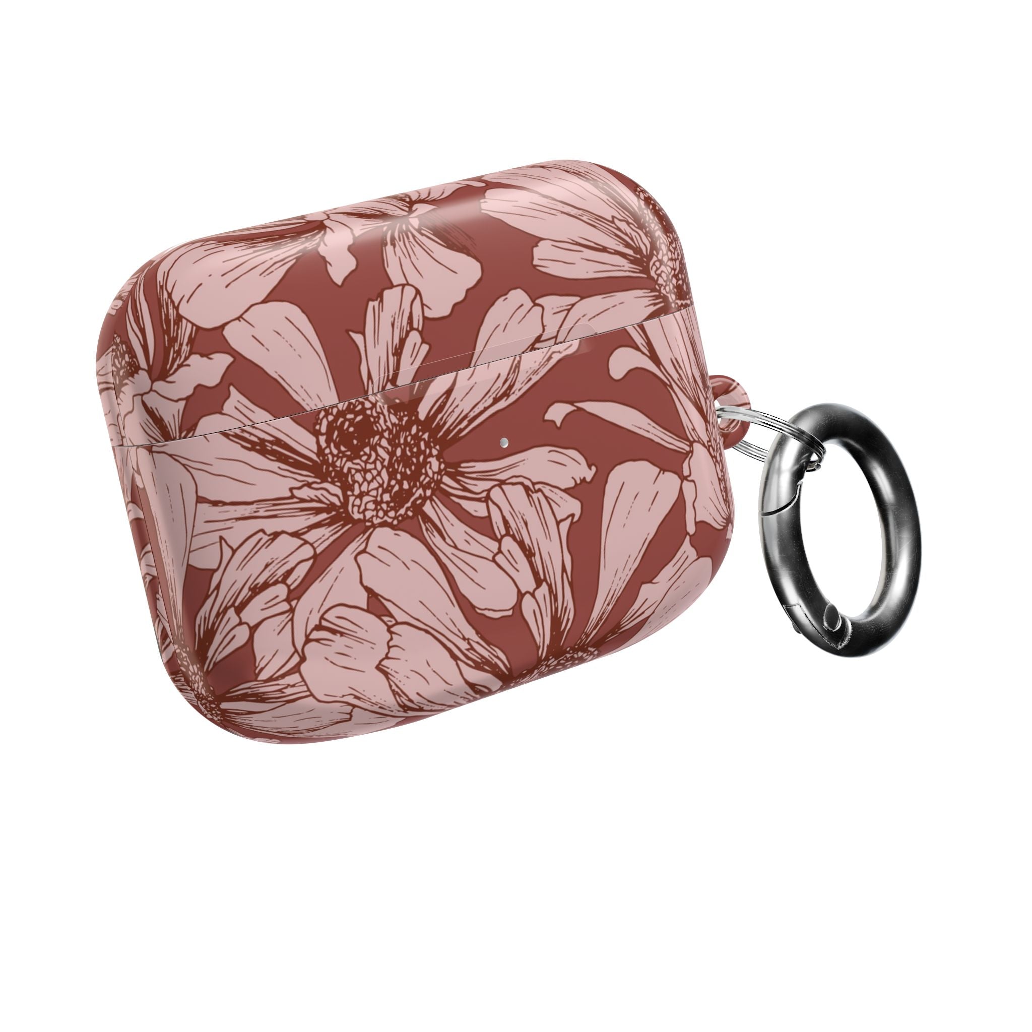 Pressed Bloom | Mocha Floral Sketch AirPods Case
