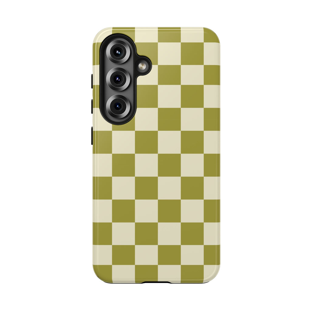 Maroon & Blush Striped Tough Phone Case — Durable Protective iPhone Cover