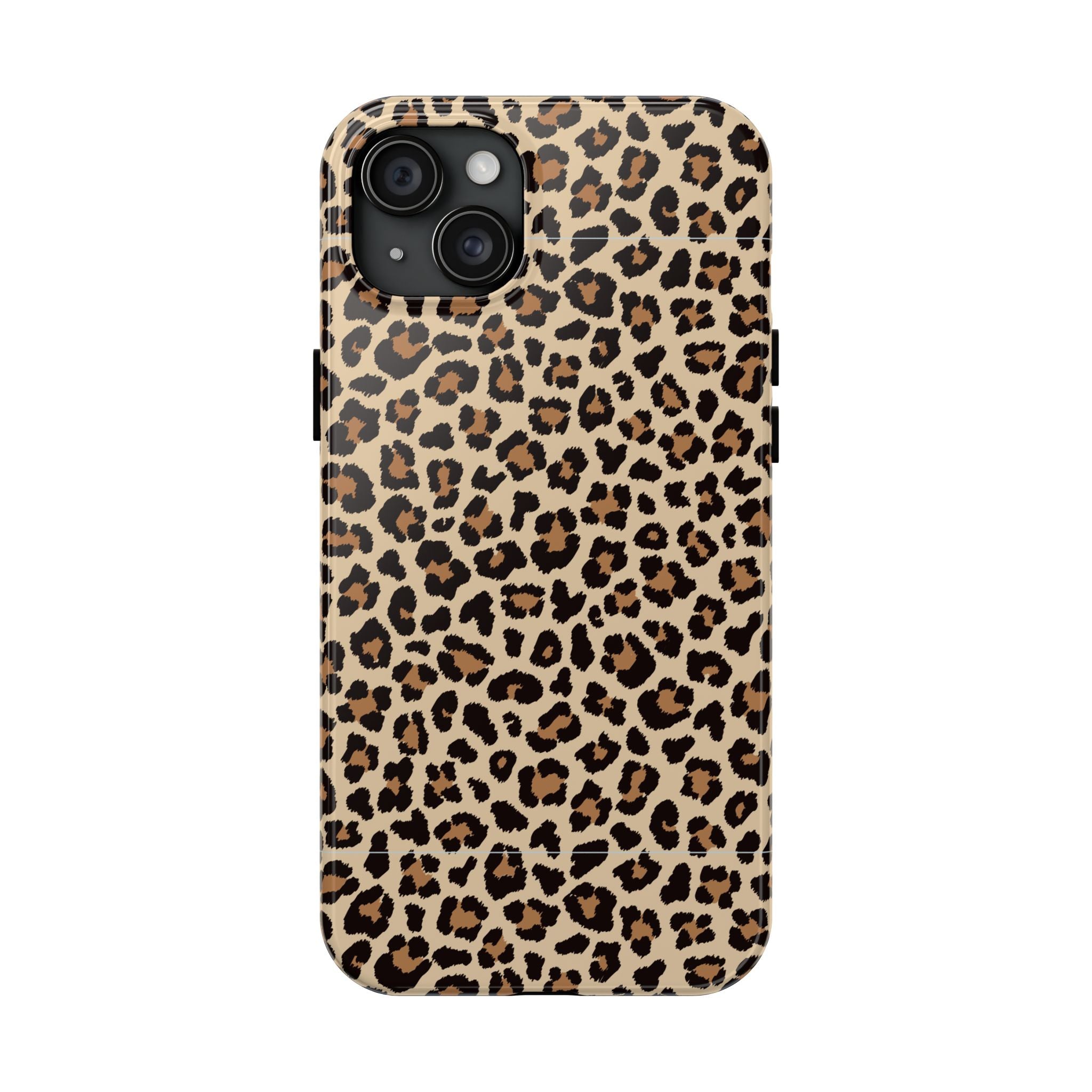 Leopard Hour | Neutral Leopard Print Tough Phone Case