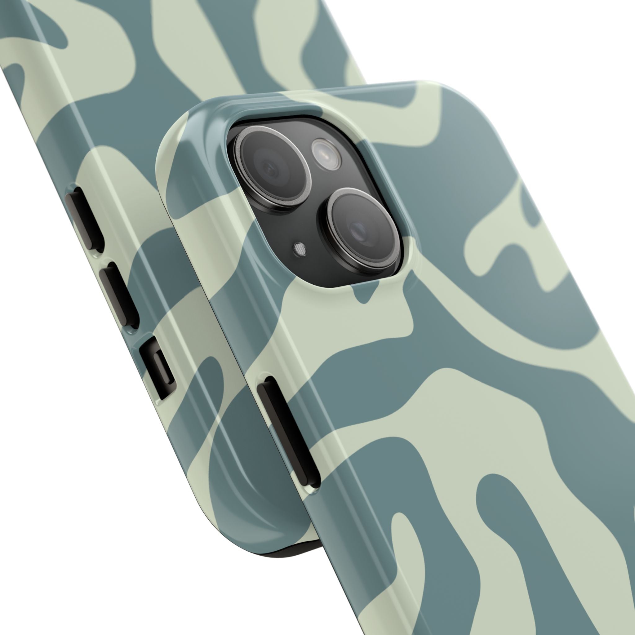 Blue Drift | Soft Blue Camo Phone Case