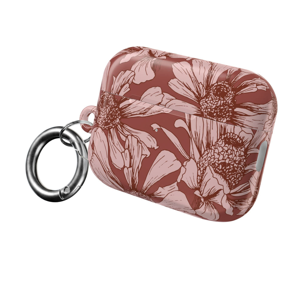 Pressed Bloom | Mocha Floral Sketch AirPods Case
