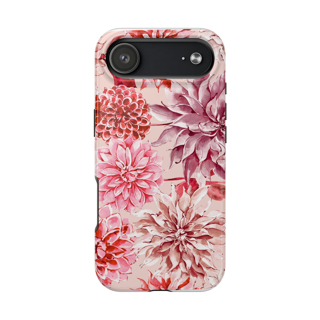 Petal Devotion | Blush Dahlia Floral Phone Case