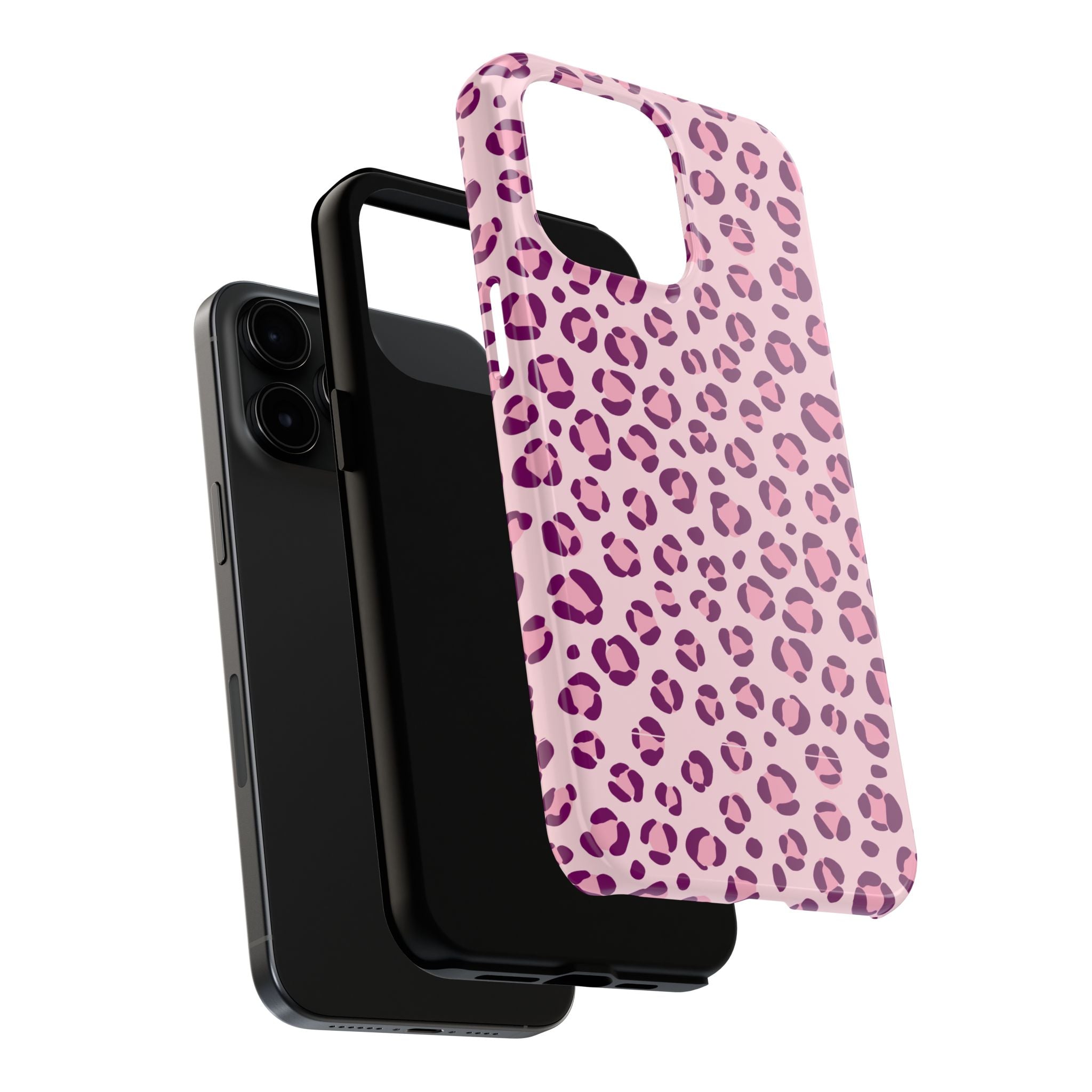 Rosé Wild | Pink Leopard Print Tough Phone Case