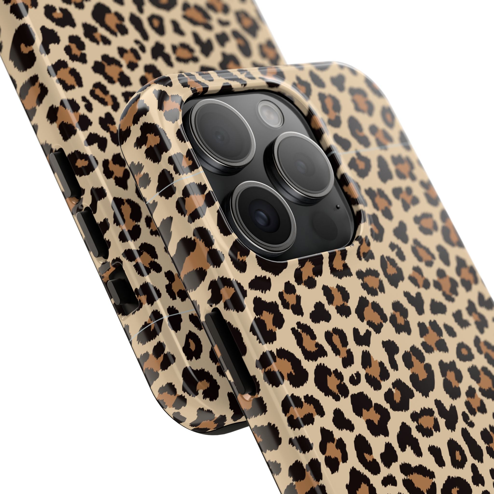Leopard Hour | Neutral Leopard Print Tough Phone Case