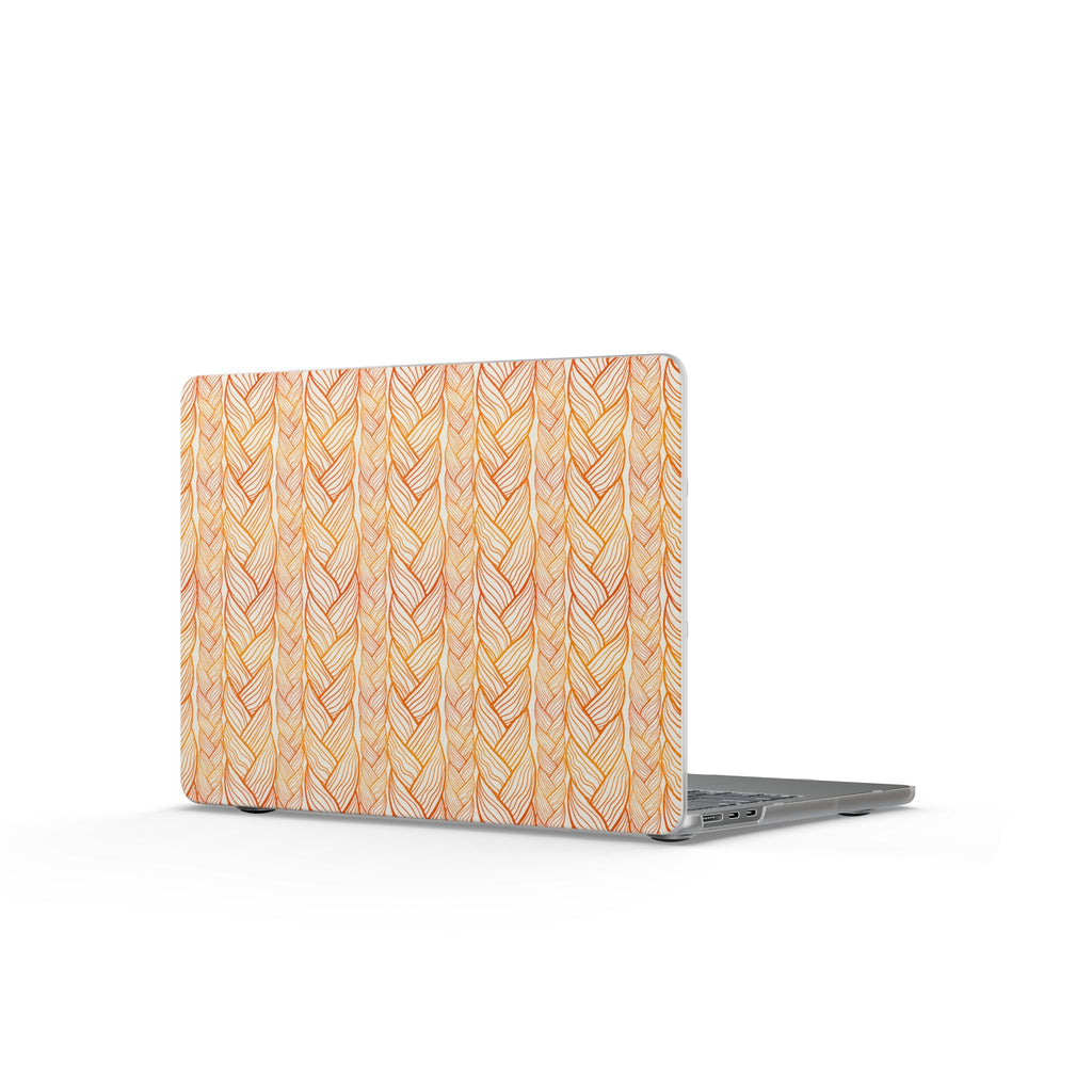 Golden Braid | Orange Braided Line Laptop Sleeve