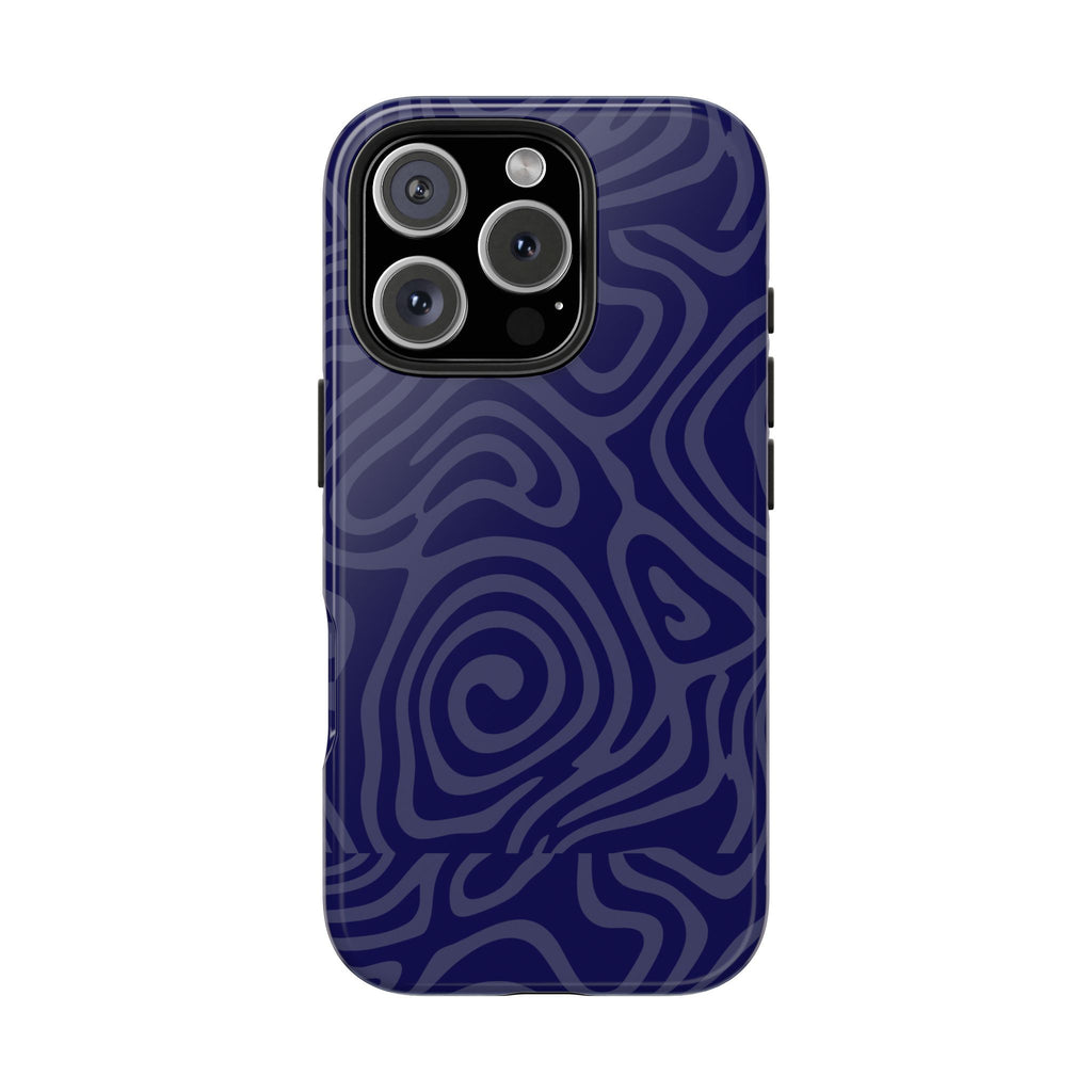Indigo Swirl | Tough Phone Case