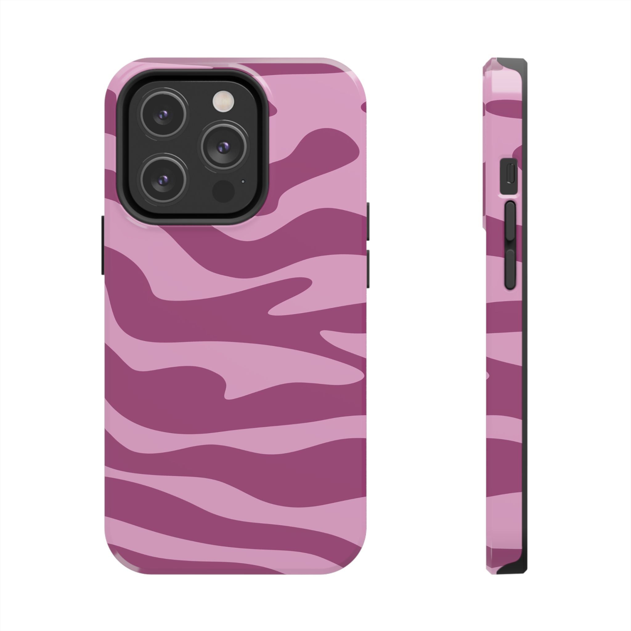 Rosé Drift | Pink Abstract Camo Phone Case