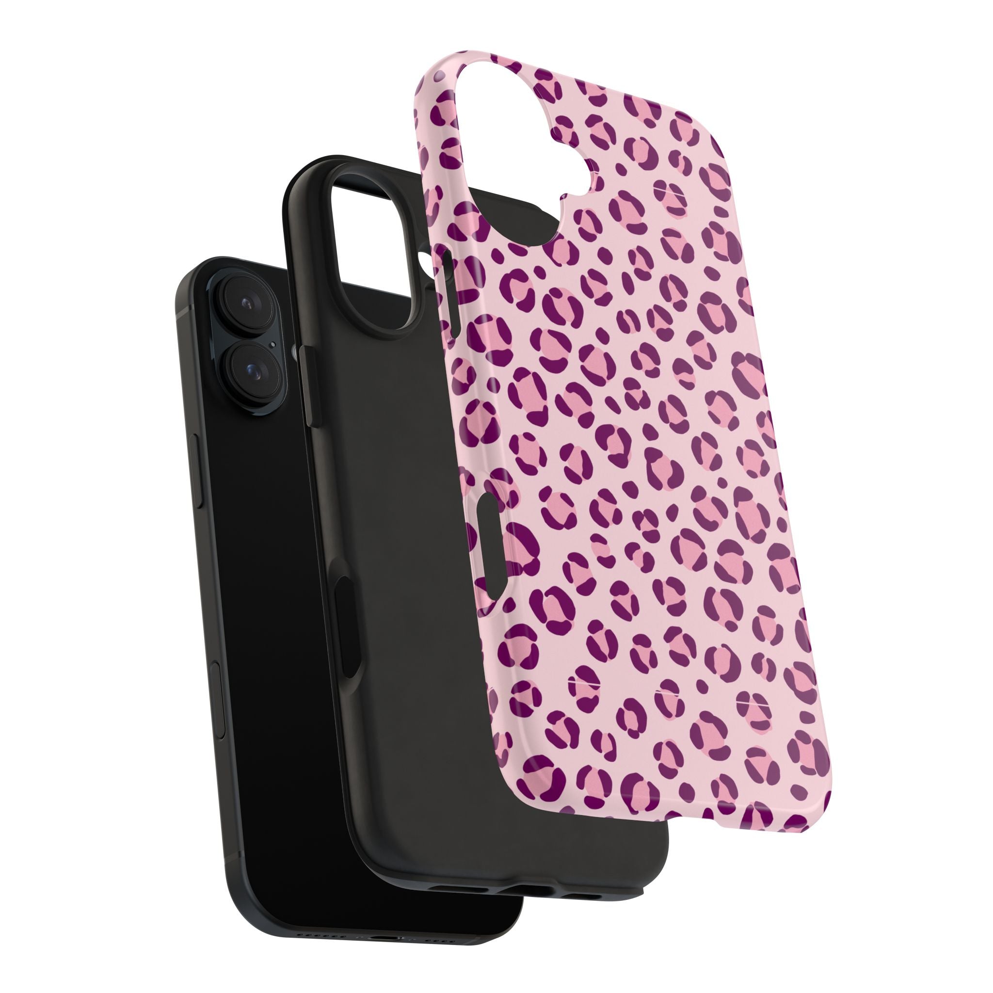 Rosé Wild | Pink Leopard Print Tough Phone Case