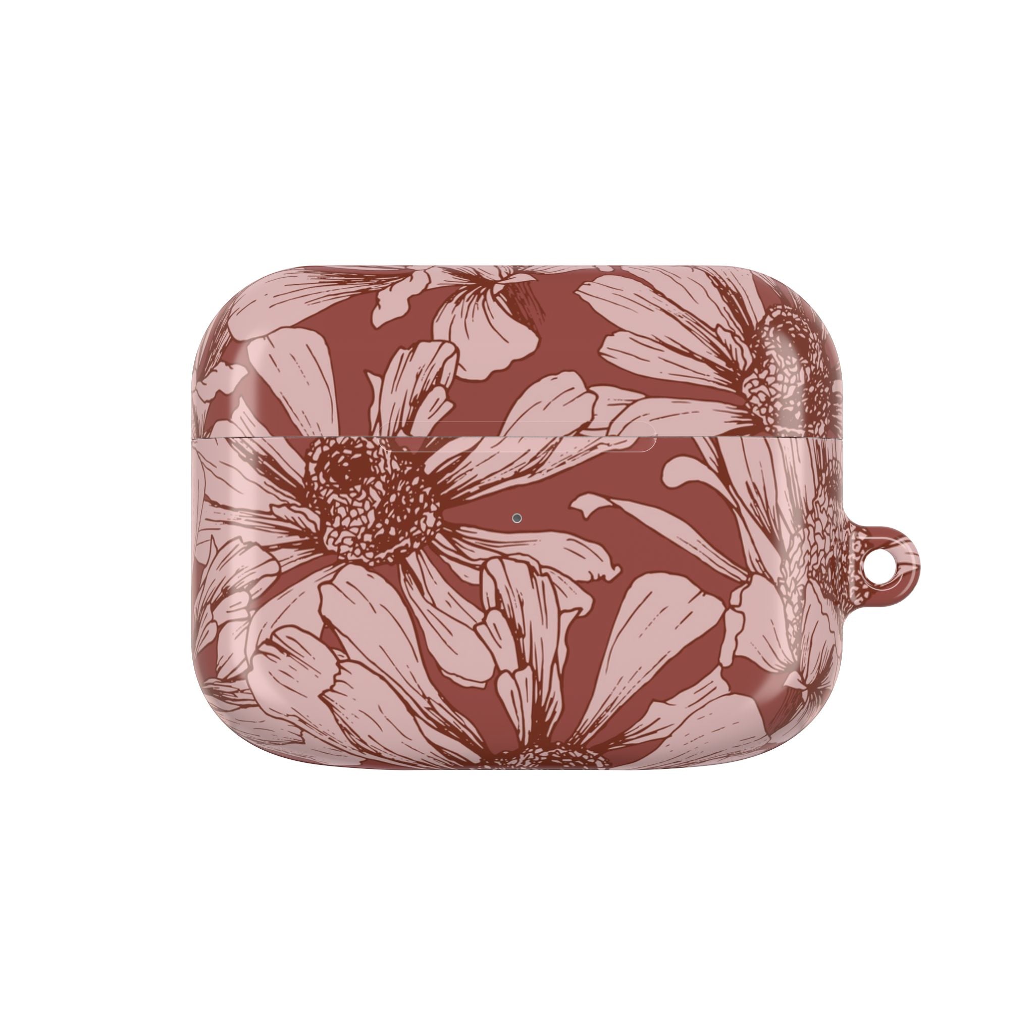 Pressed Bloom | Mocha Floral Sketch AirPods Case