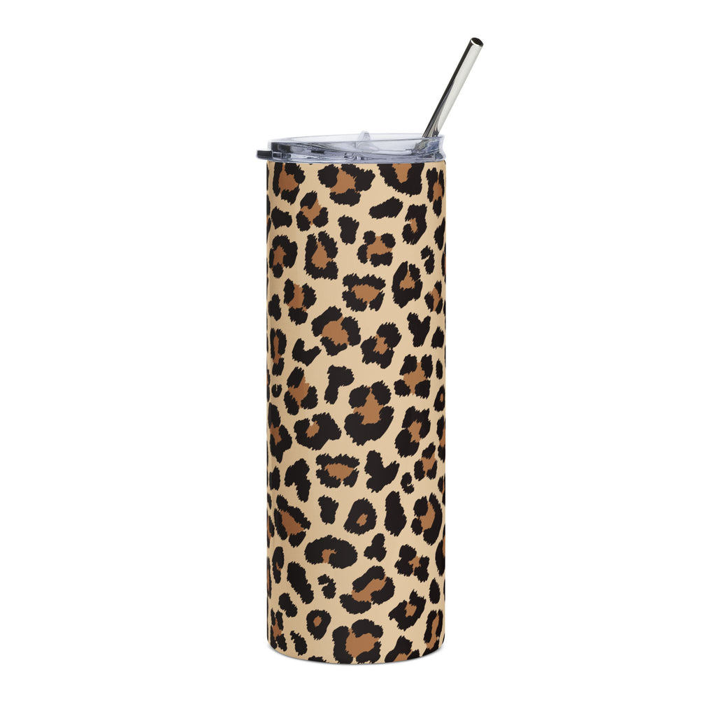 Leopard Hour | Neutral Leopard Print Tumbler