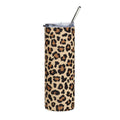 Leopard Hour | Neutral Leopard Print Tumbler