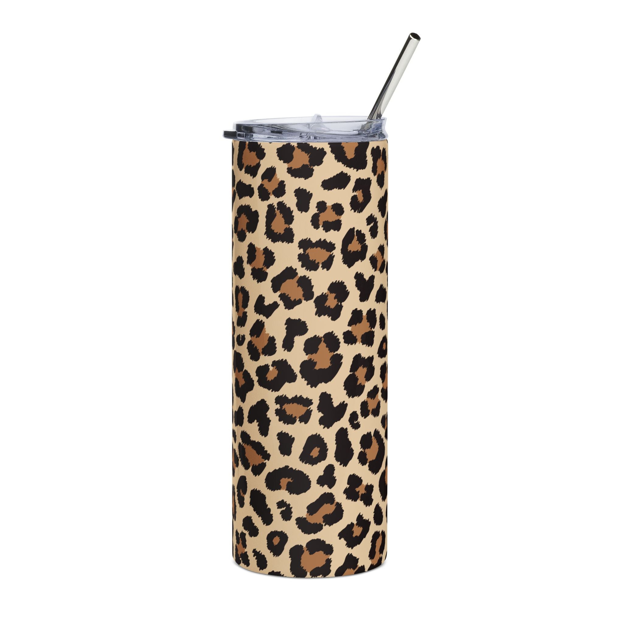 Leopard Hour | Neutral Leopard Print Tumbler