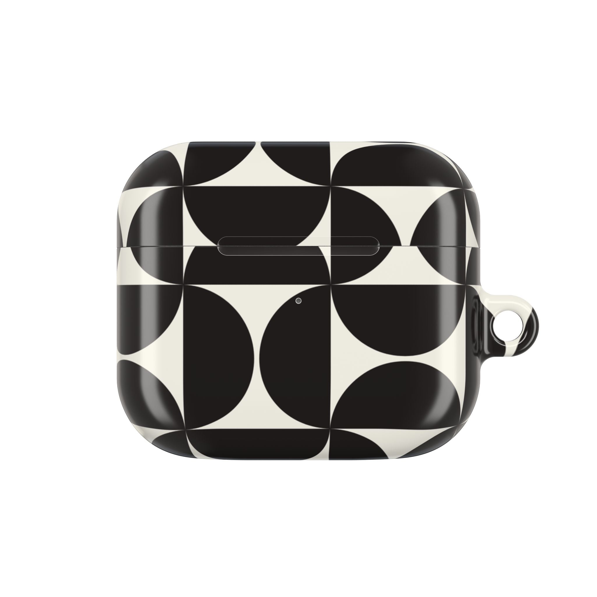 Noir Mod | Black Geometric Retro AirPods Case