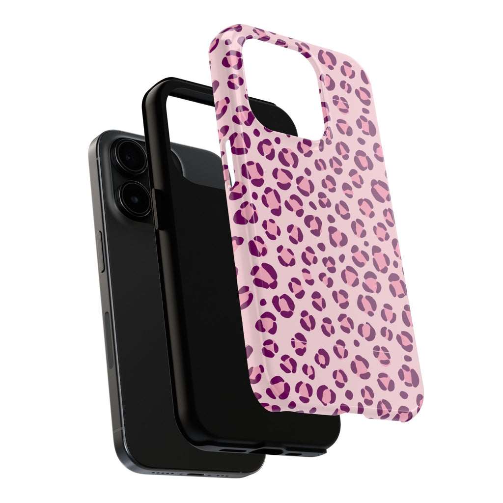 Rosé Wild | Pink Leopard Print Tough Phone Case